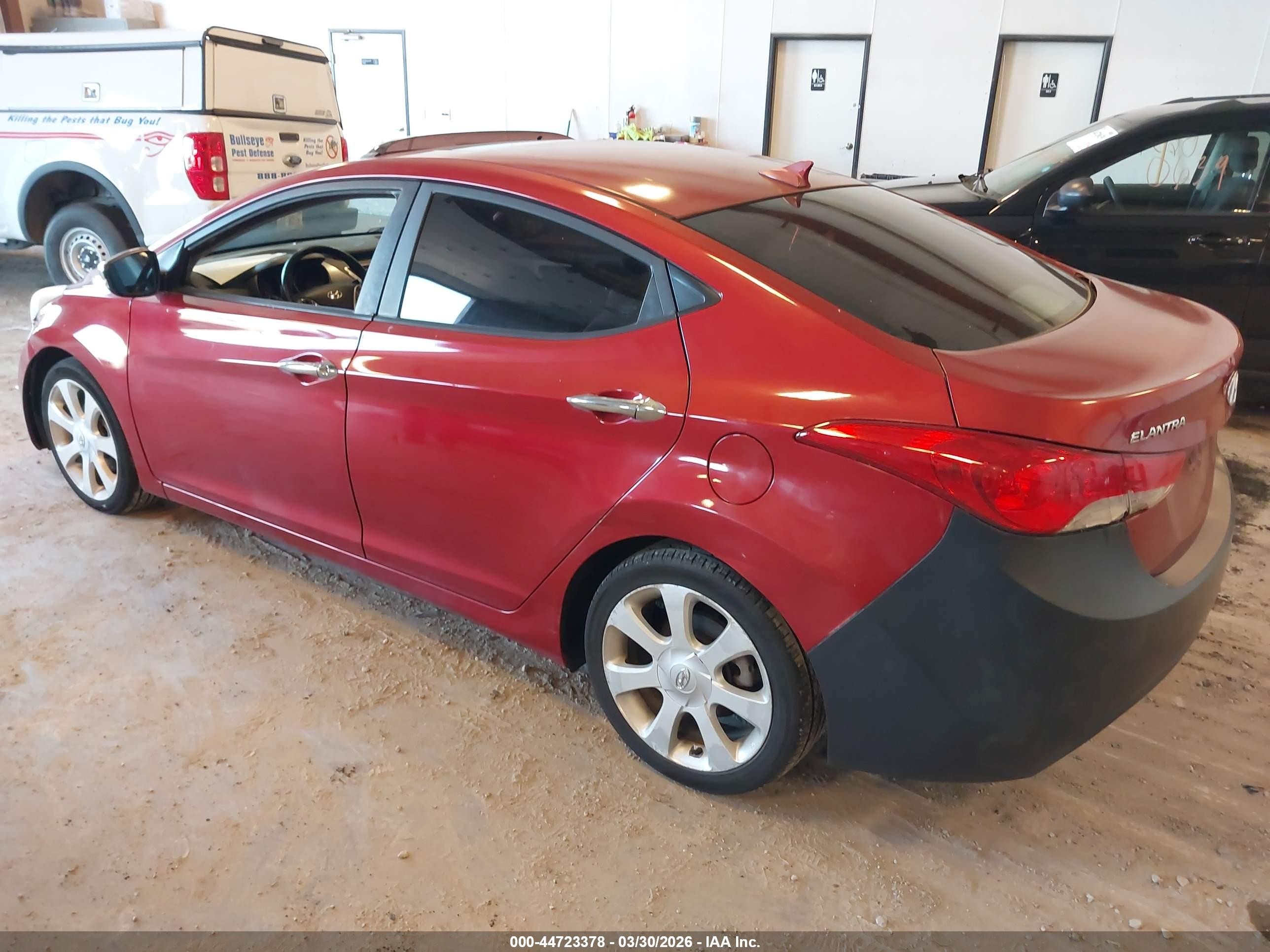 2012 Hyundai Elantra Limited (ulsan Plant) Красный vin: KMHDH4AE7CU468652