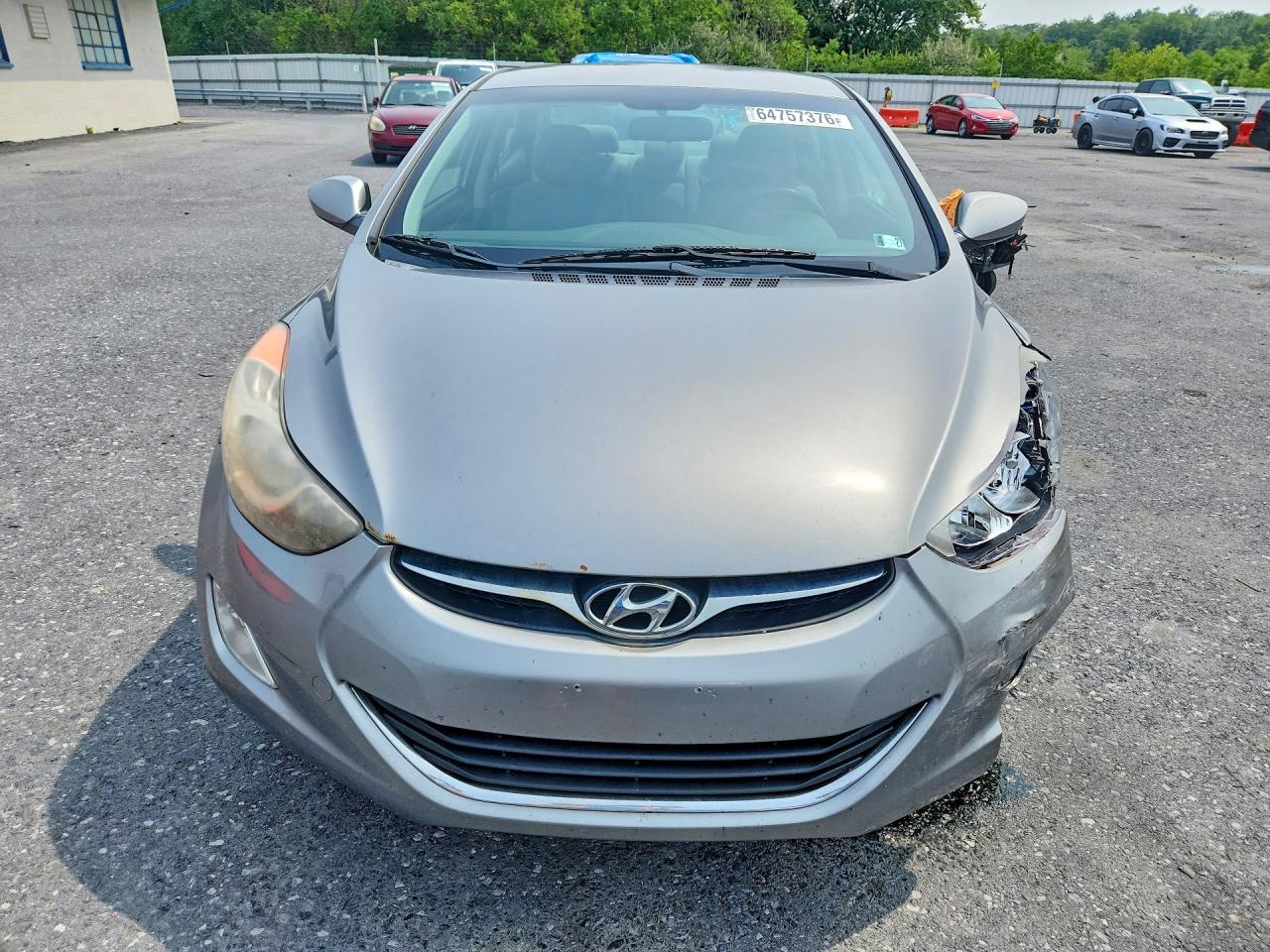 2013 Hyundai Elantra Gls Серебряный vin: KMHDH4AE7DU000812
