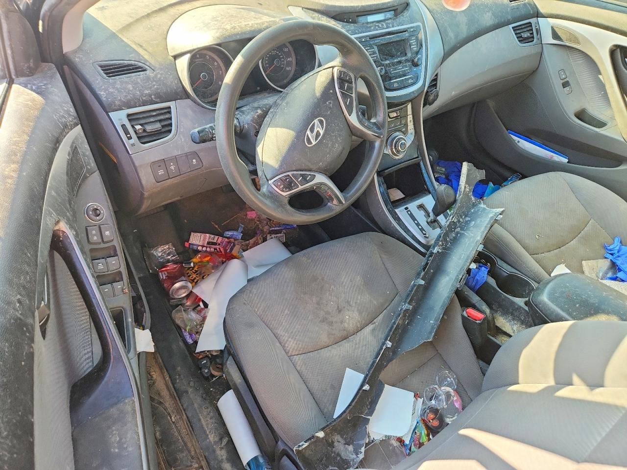 2013 Hyundai Elantra Gls Black vin: KMHDH4AE7DU005802