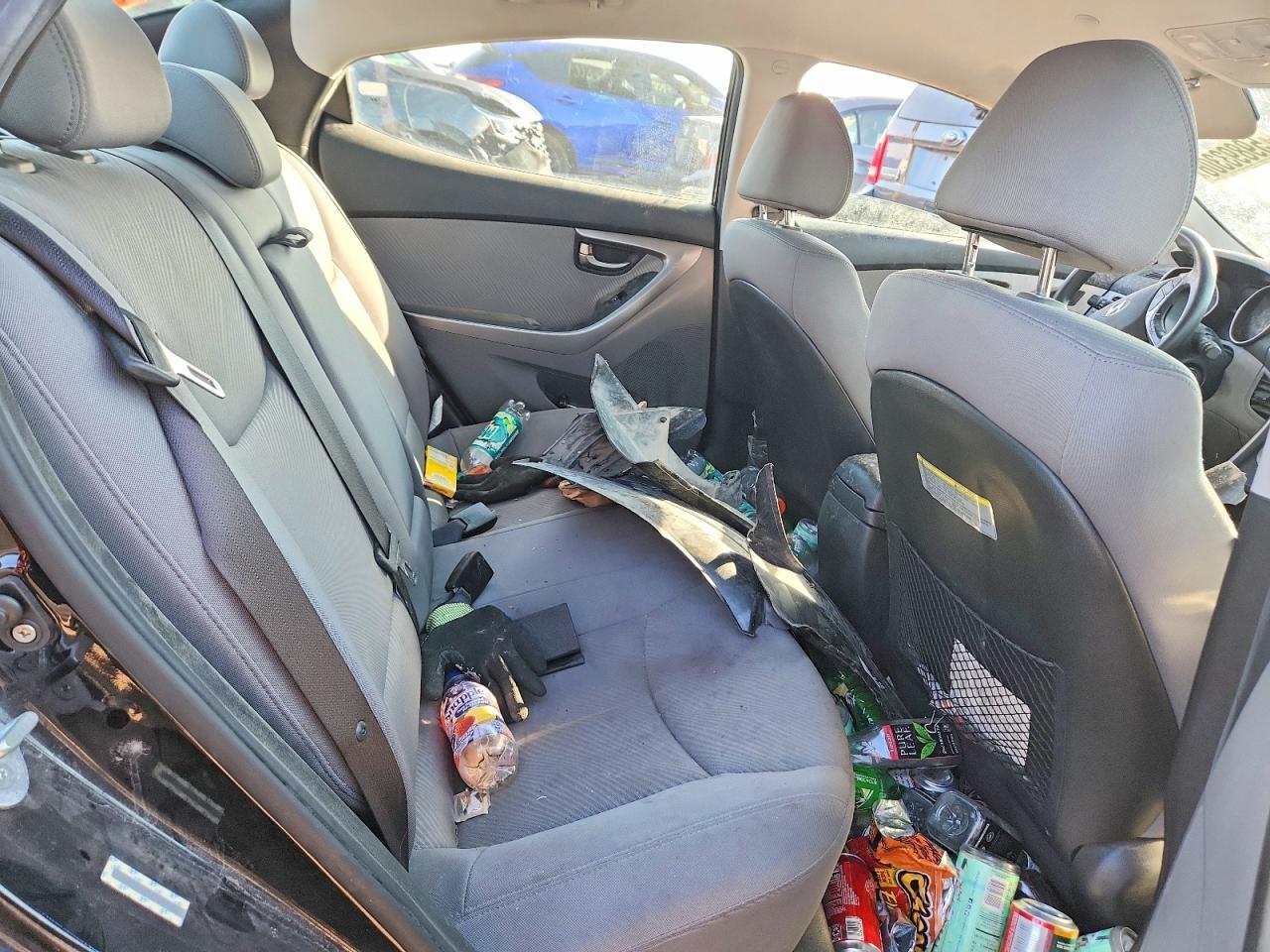 2013 Hyundai Elantra Gls Black vin: KMHDH4AE7DU005802