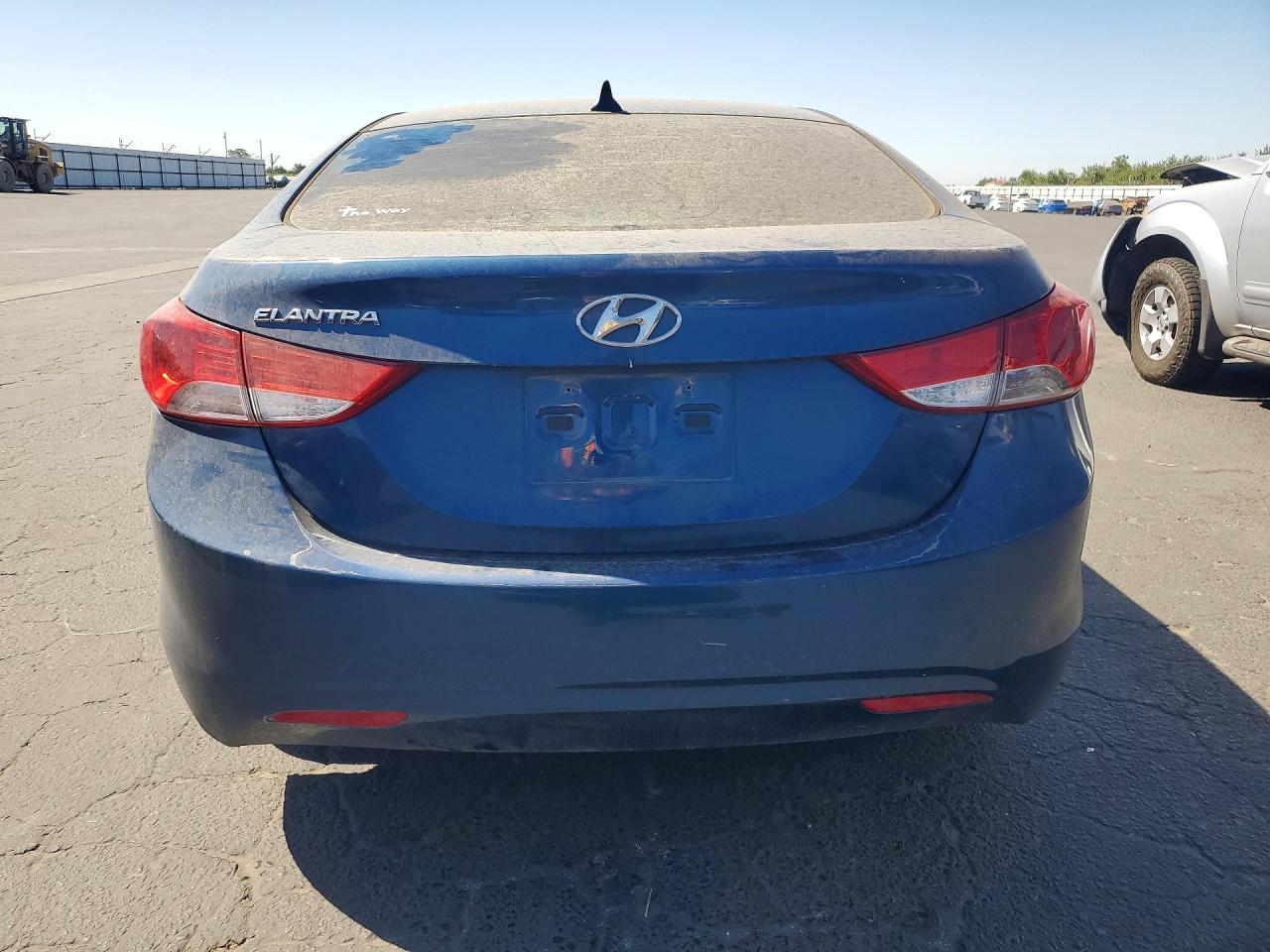 2013 Hyundai Elantra Gls Blue vin: KMHDH4AE7DU010725