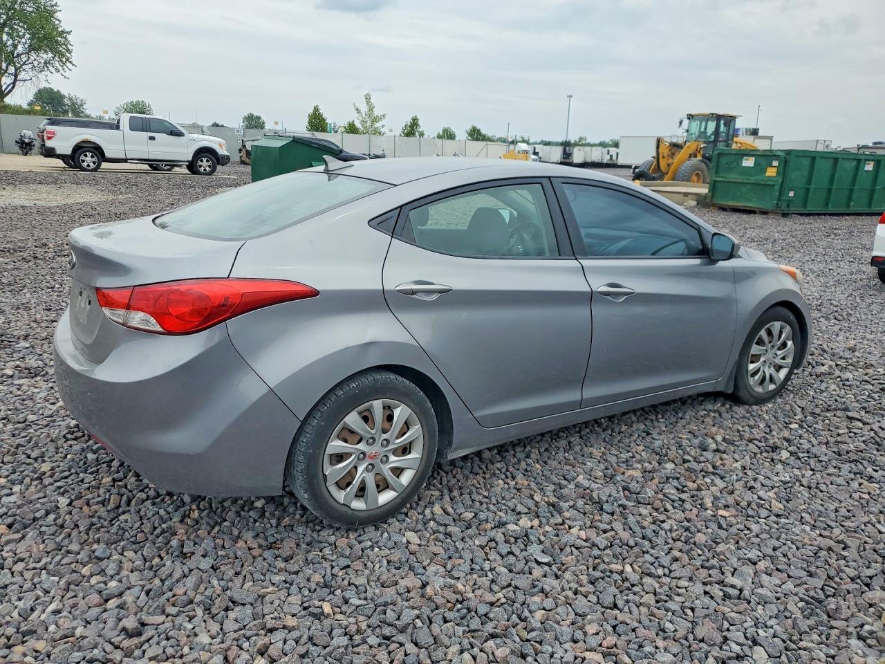 2013 Hyundai Elantra Gls Gray vin: KMHDH4AE7DU495030