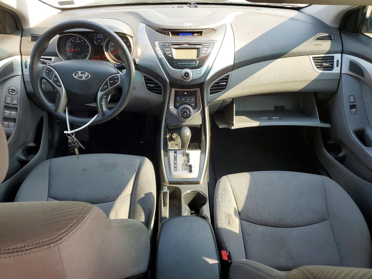2013 Hyundai Elantra Gls Silver vin: KMHDH4AE7DU530620