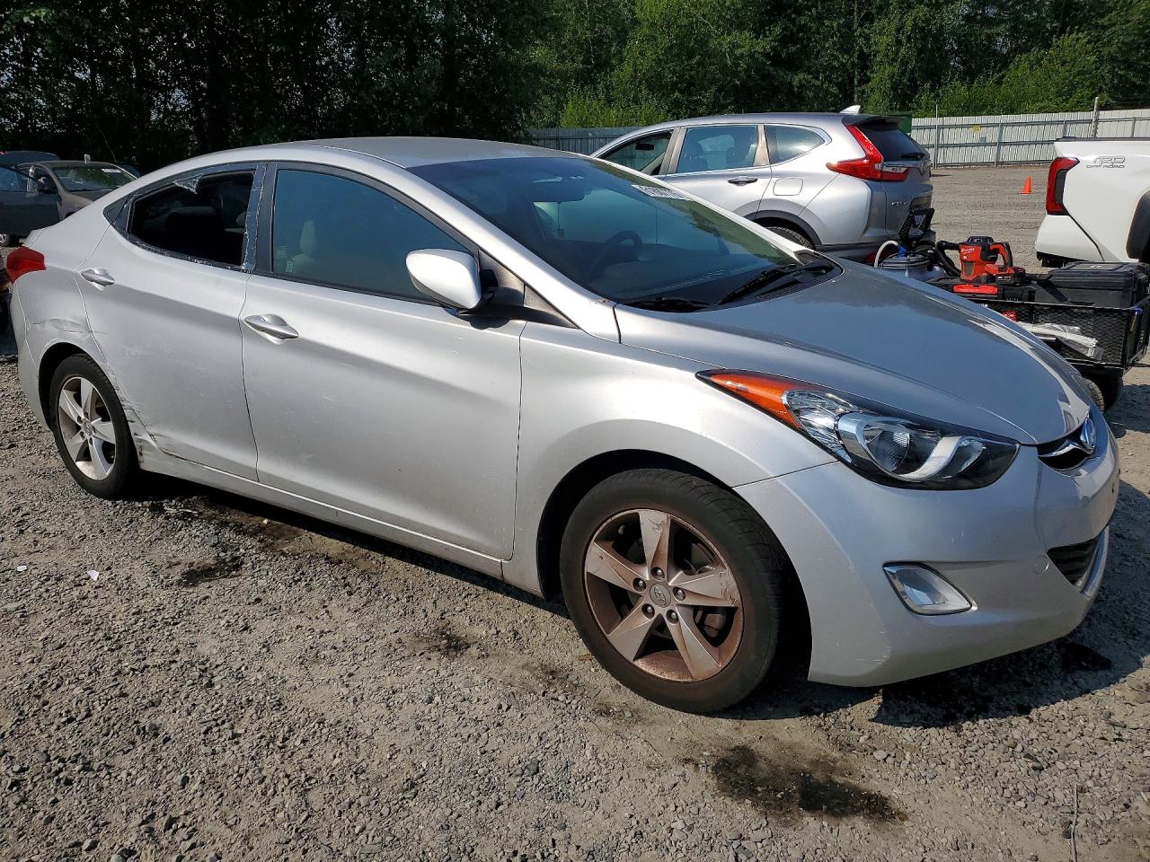 2013 Hyundai Elantra Gls Silver vin: KMHDH4AE7DU530620