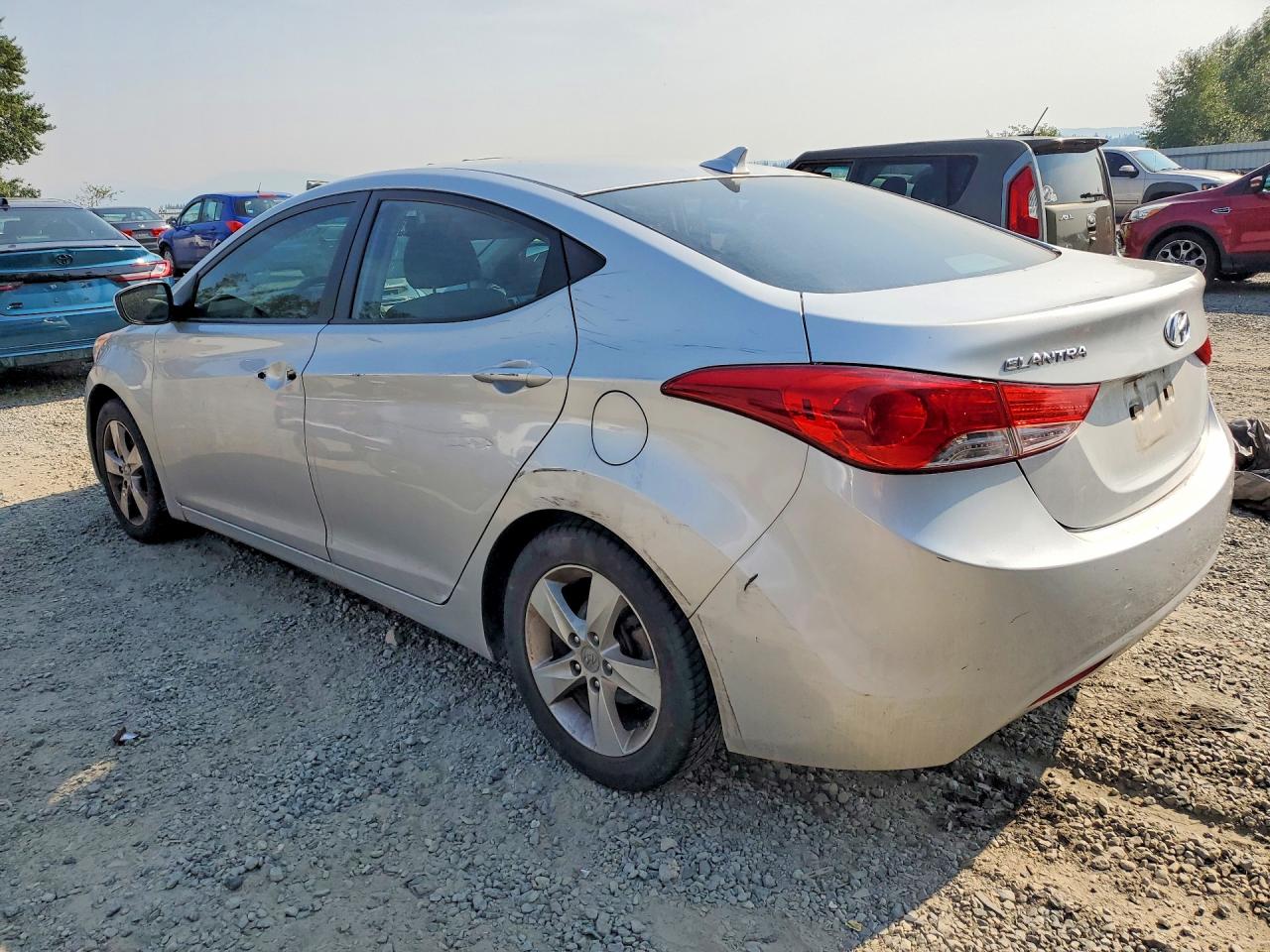2013 Hyundai Elantra Gls Silver vin: KMHDH4AE7DU530620
