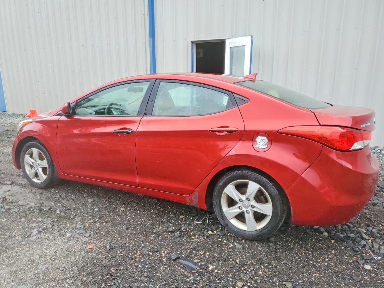 2013 Hyundai Elantra Gls Red vin: KMHDH4AE7DU535915