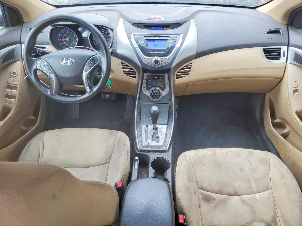 2013 Hyundai Elantra Gls Red vin: KMHDH4AE7DU535915