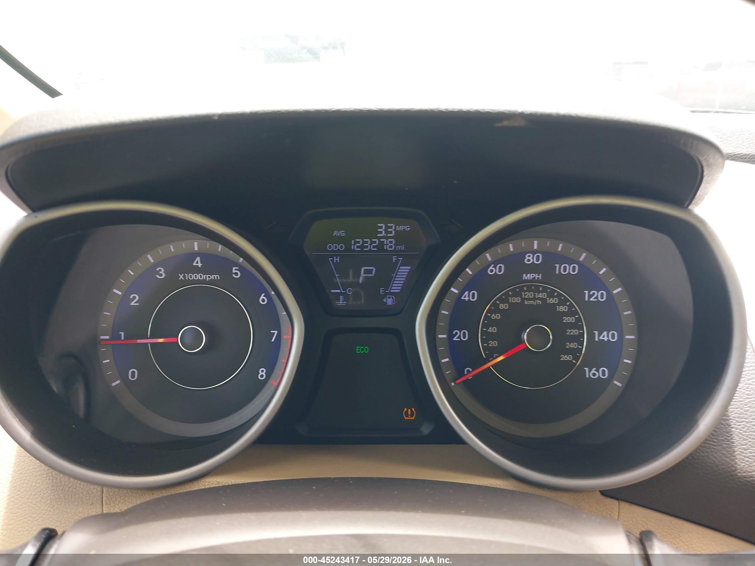 2013 Hyundai Elantra Gls Red vin: KMHDH4AE7DU538751
