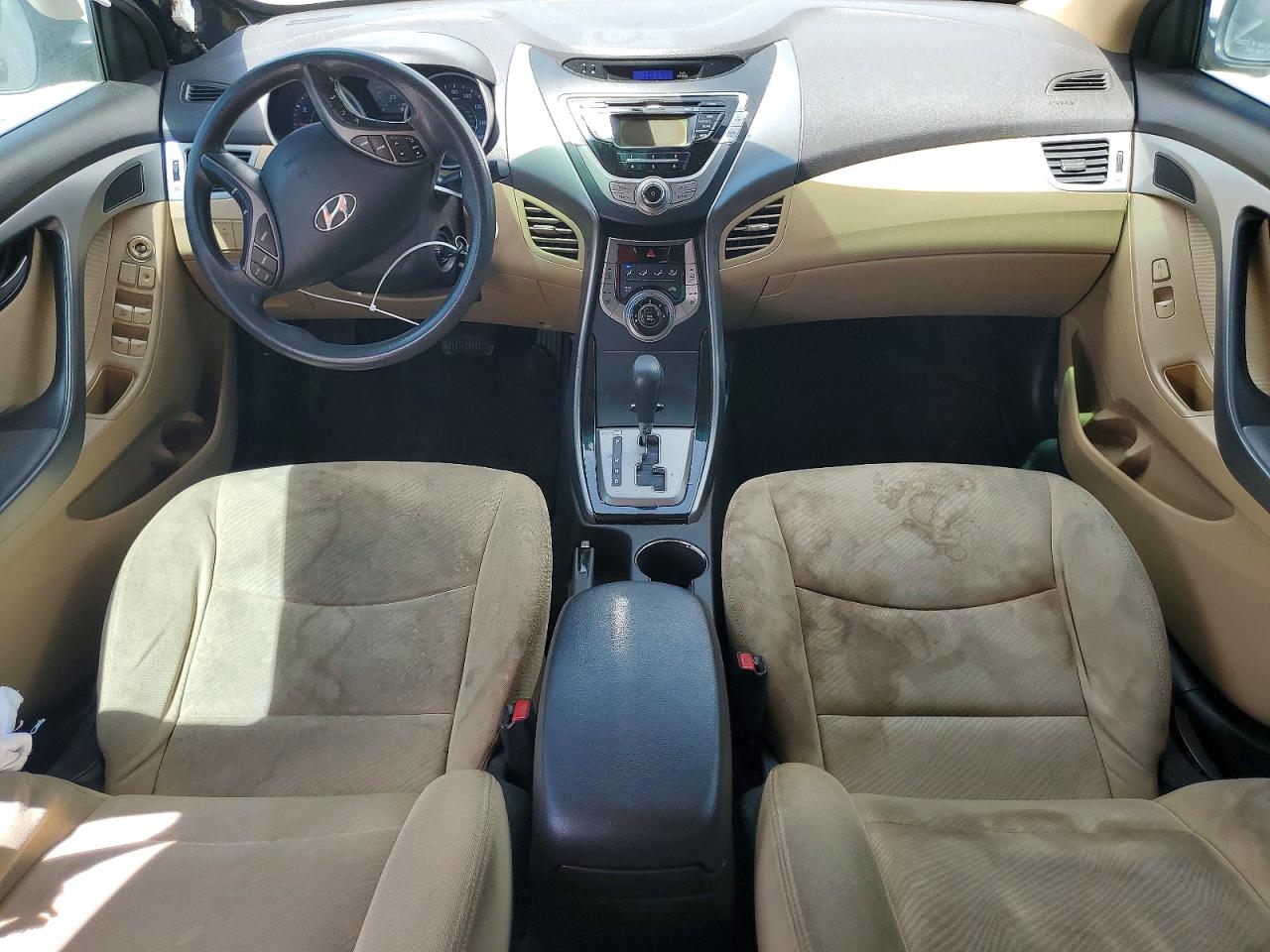 2013 Hyundai Elantra Gls Black vin: KMHDH4AE7DU549250
