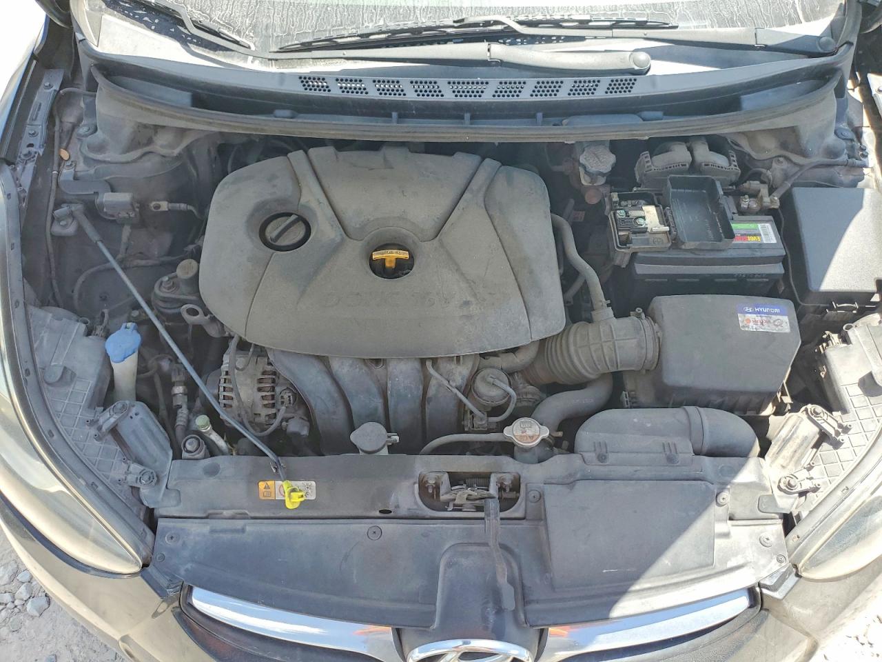 2013 Hyundai Elantra Gls Black vin: KMHDH4AE7DU549250