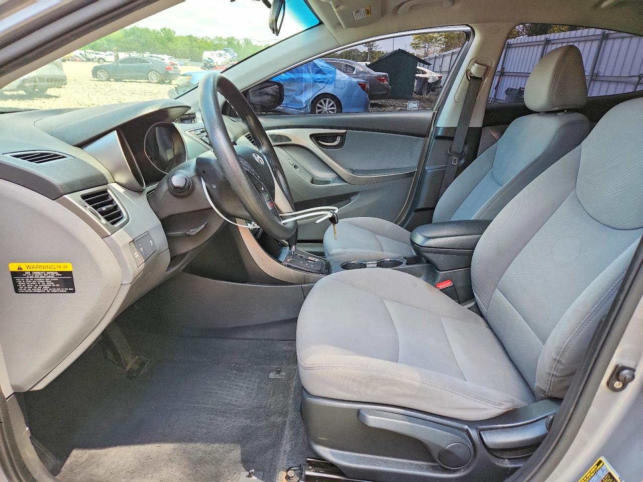 2013 Hyundai Elantra Gls Silver vin: KMHDH4AE7DU556330