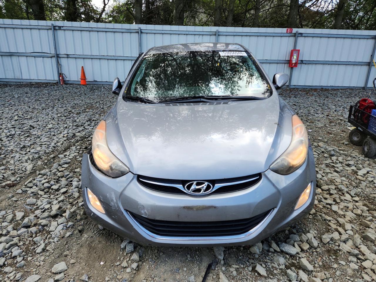 2013 Hyundai Elantra Gls Silver vin: KMHDH4AE7DU556330