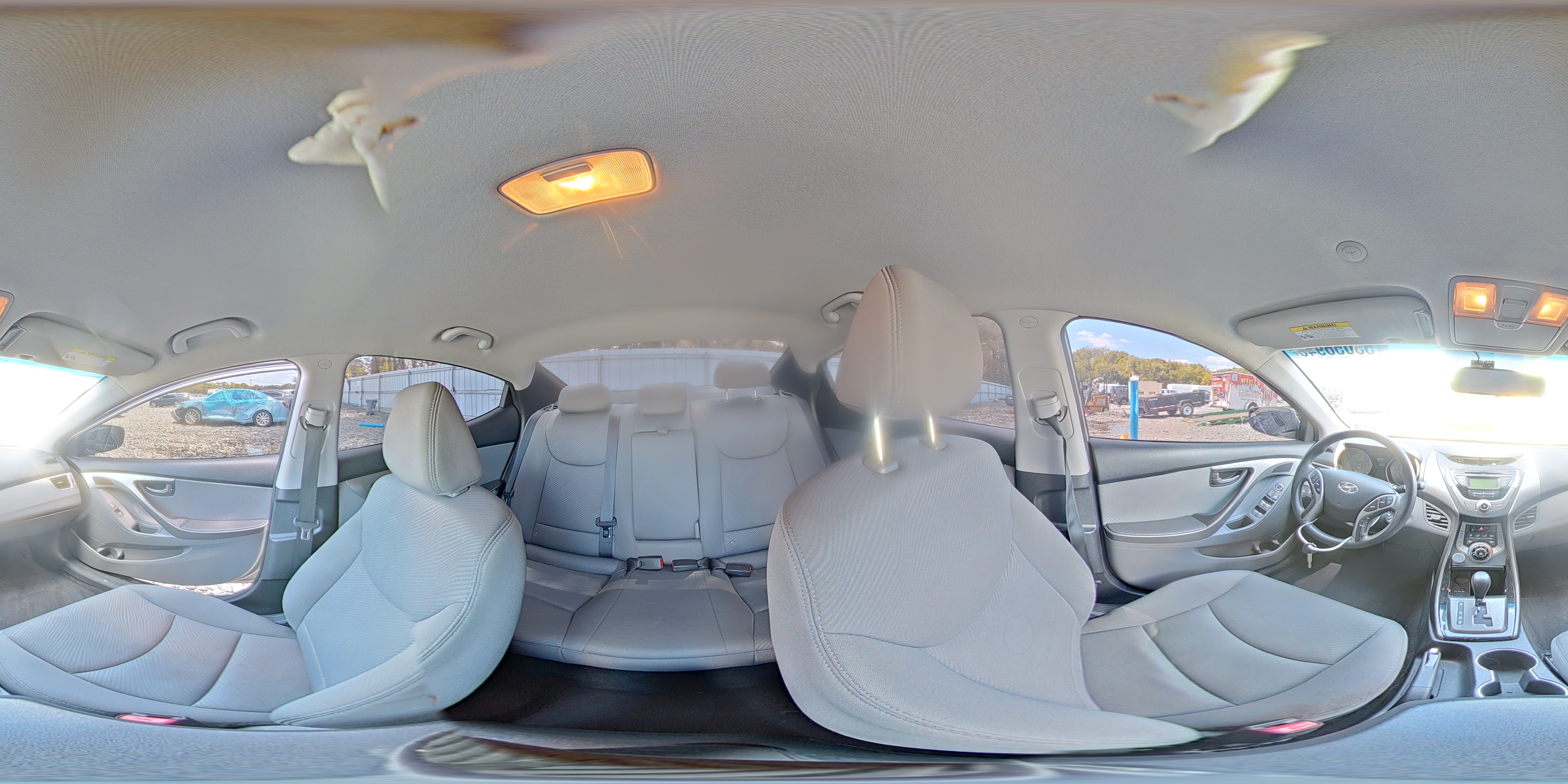 2013 Hyundai Elantra Gls Silver vin: KMHDH4AE7DU556330