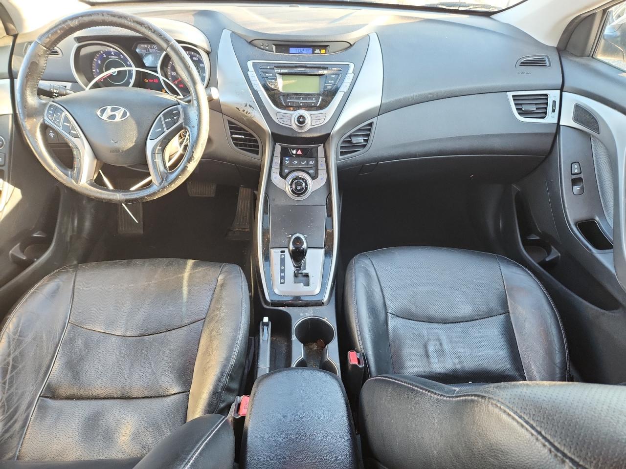 2013 Hyundai Elantra Limited Gray vin: KMHDH4AE7DU575248