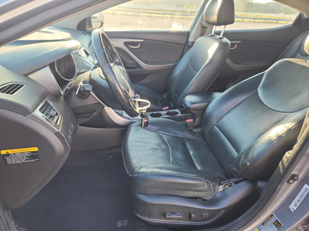 2013 Hyundai Elantra Limited Gray vin: KMHDH4AE7DU575248
