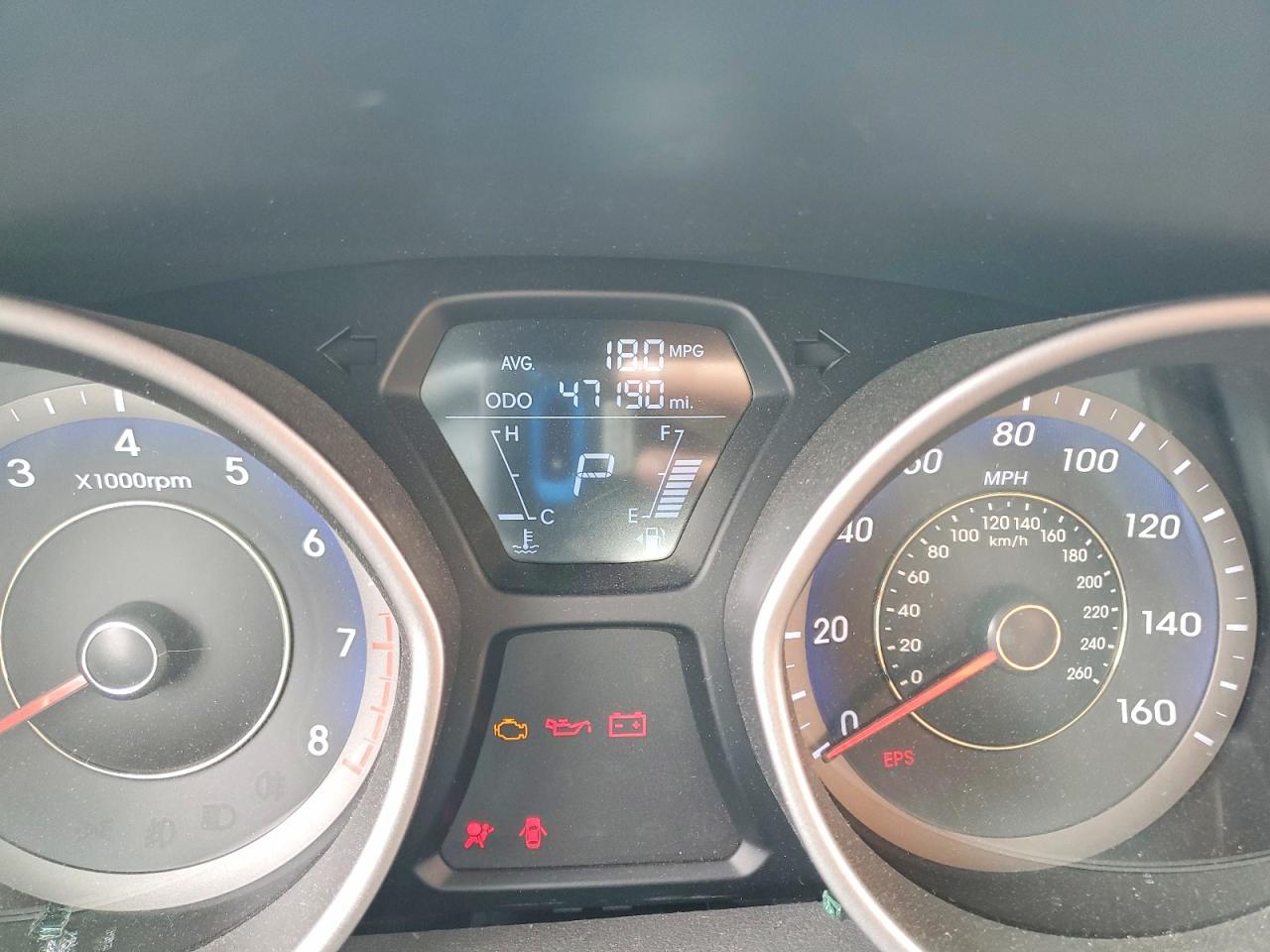 2013 Hyundai Elantra Gls Silver vin: KMHDH4AE7DU586413