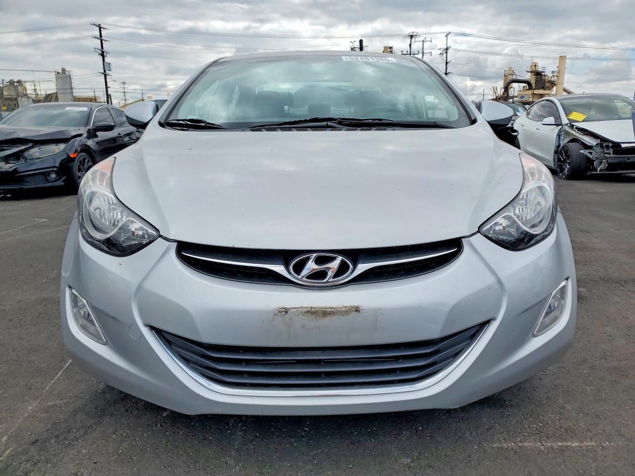 2013 Hyundai Elantra Gls Silver vin: KMHDH4AE7DU586413