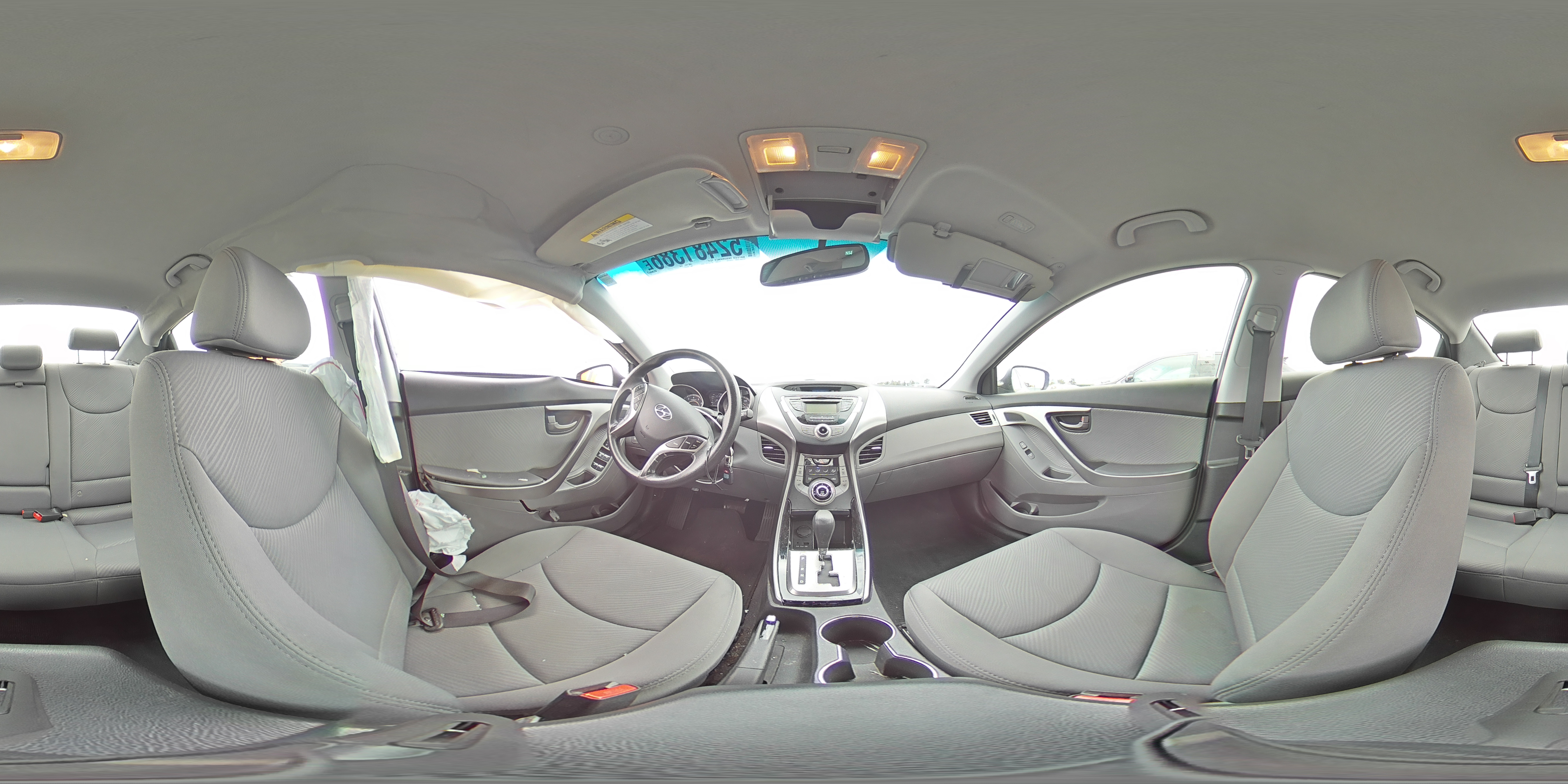 2013 Hyundai Elantra Gls Silver vin: KMHDH4AE7DU586413