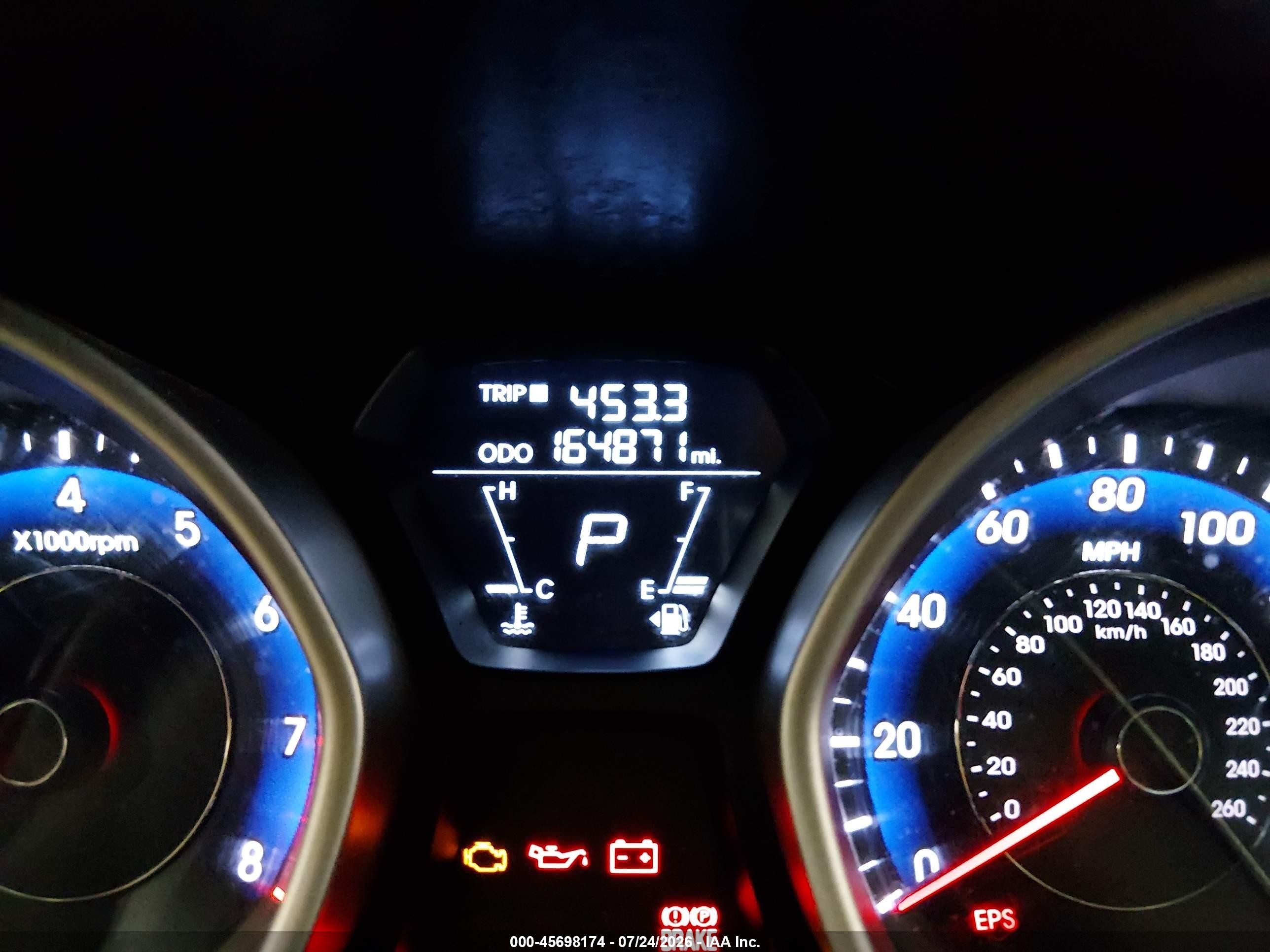 2013 Hyundai Elantra Gls Серебряный vin: KMHDH4AE7DU606658