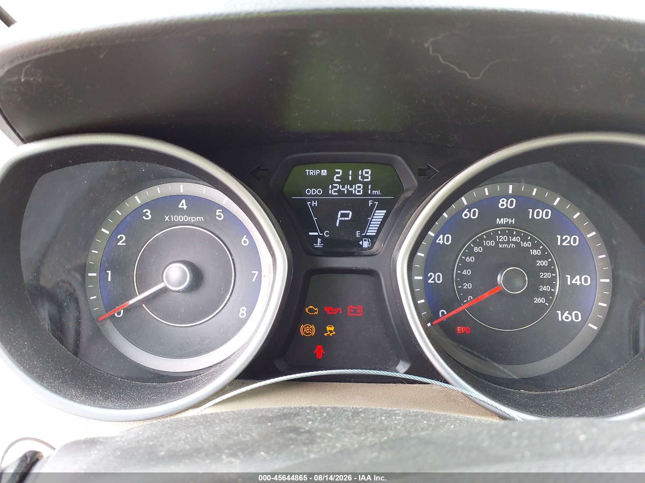 2013 Hyundai Elantra Gls Black vin: KMHDH4AE7DU622360