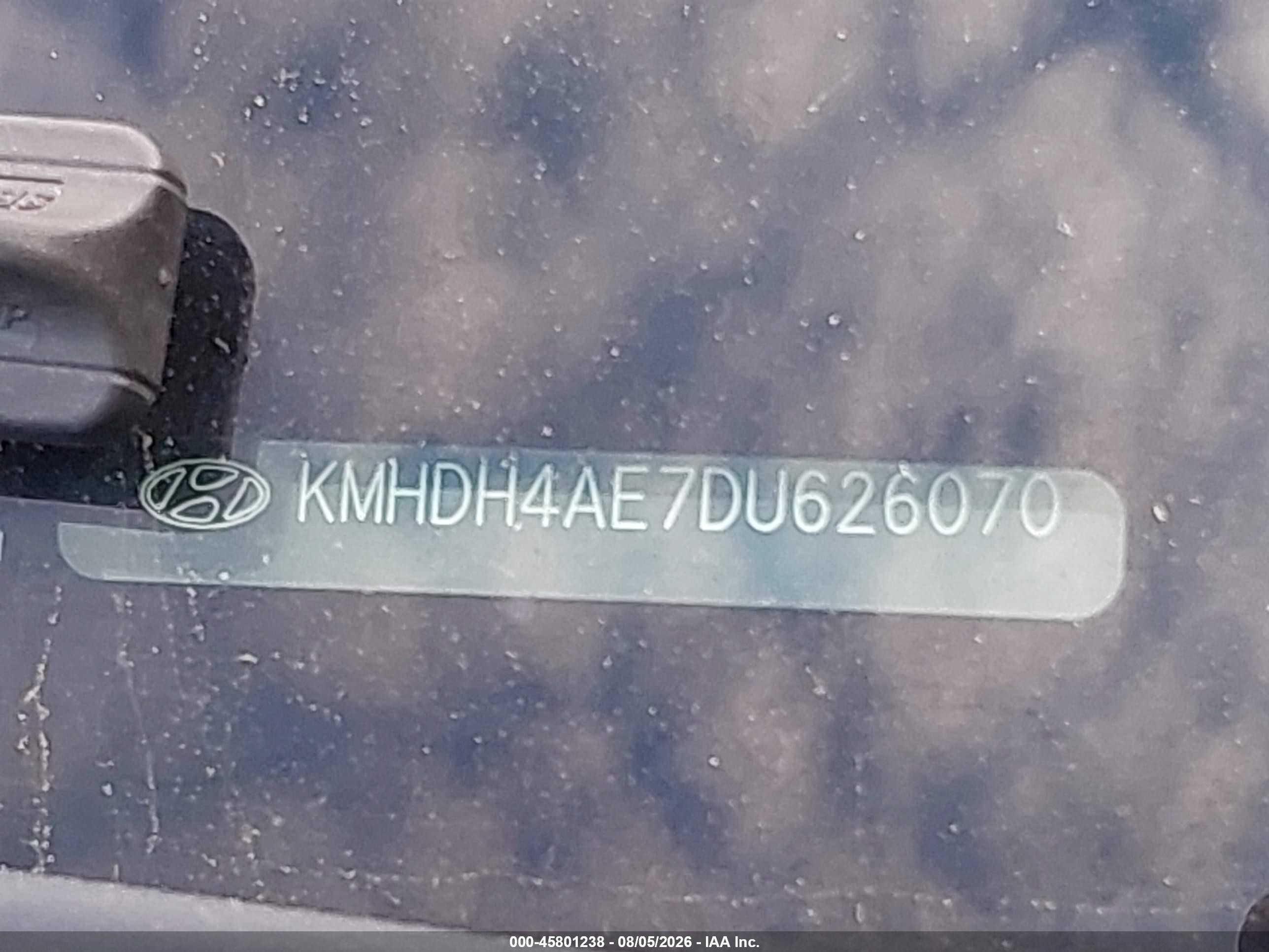2013 Hyundai Elantra Gls Silver vin: KMHDH4AE7DU626070