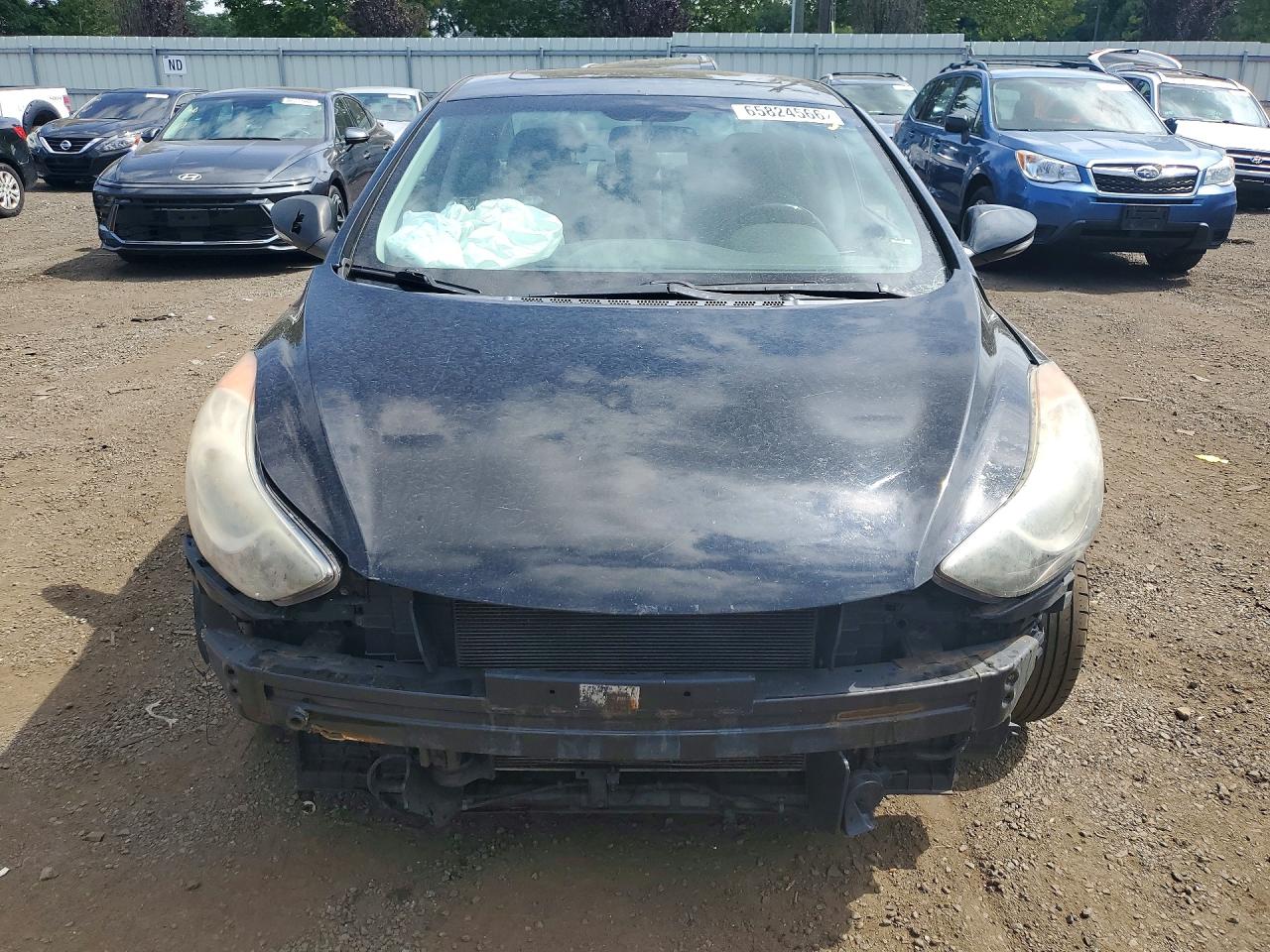 2013 Hyundai Elantra Limited Черный vin: KMHDH4AE7DU626182