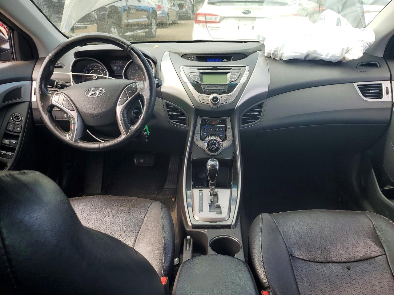2013 Hyundai Elantra Limited Черный vin: KMHDH4AE7DU626182