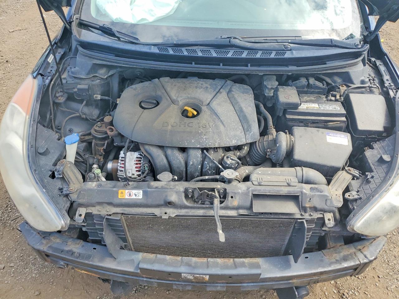 2013 Hyundai Elantra Limited Черный vin: KMHDH4AE7DU626182