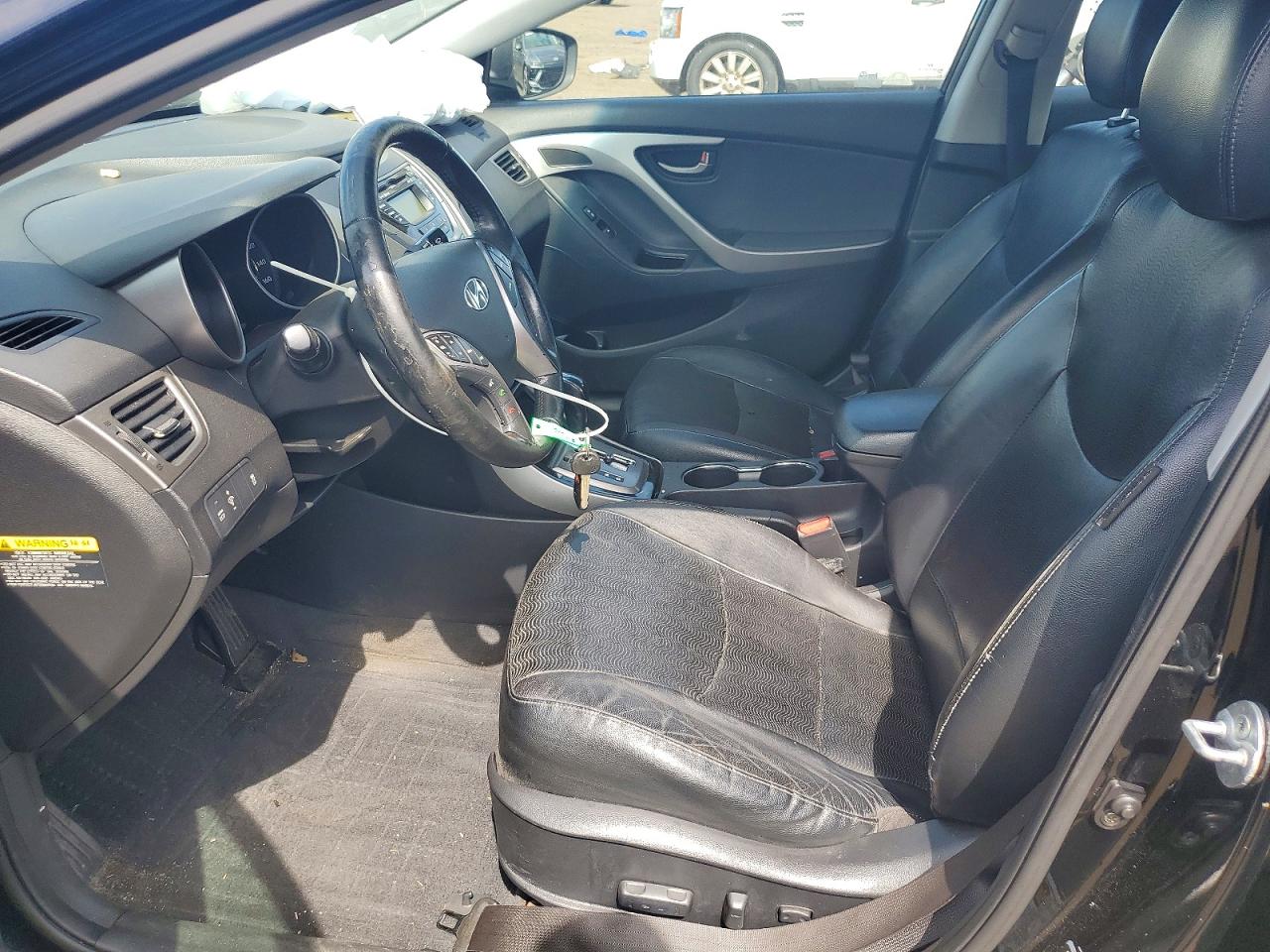 2013 Hyundai Elantra Limited Черный vin: KMHDH4AE7DU626182