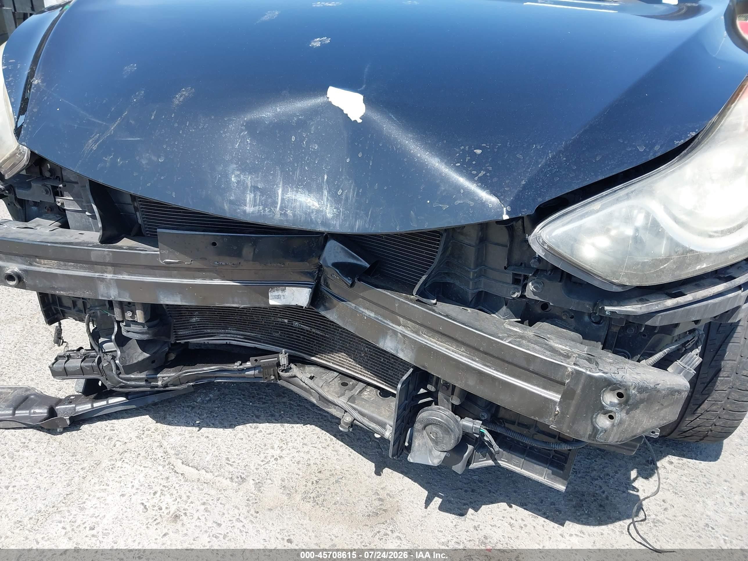 2013 Hyundai Elantra Limited Черный vin: KMHDH4AE7DU631298