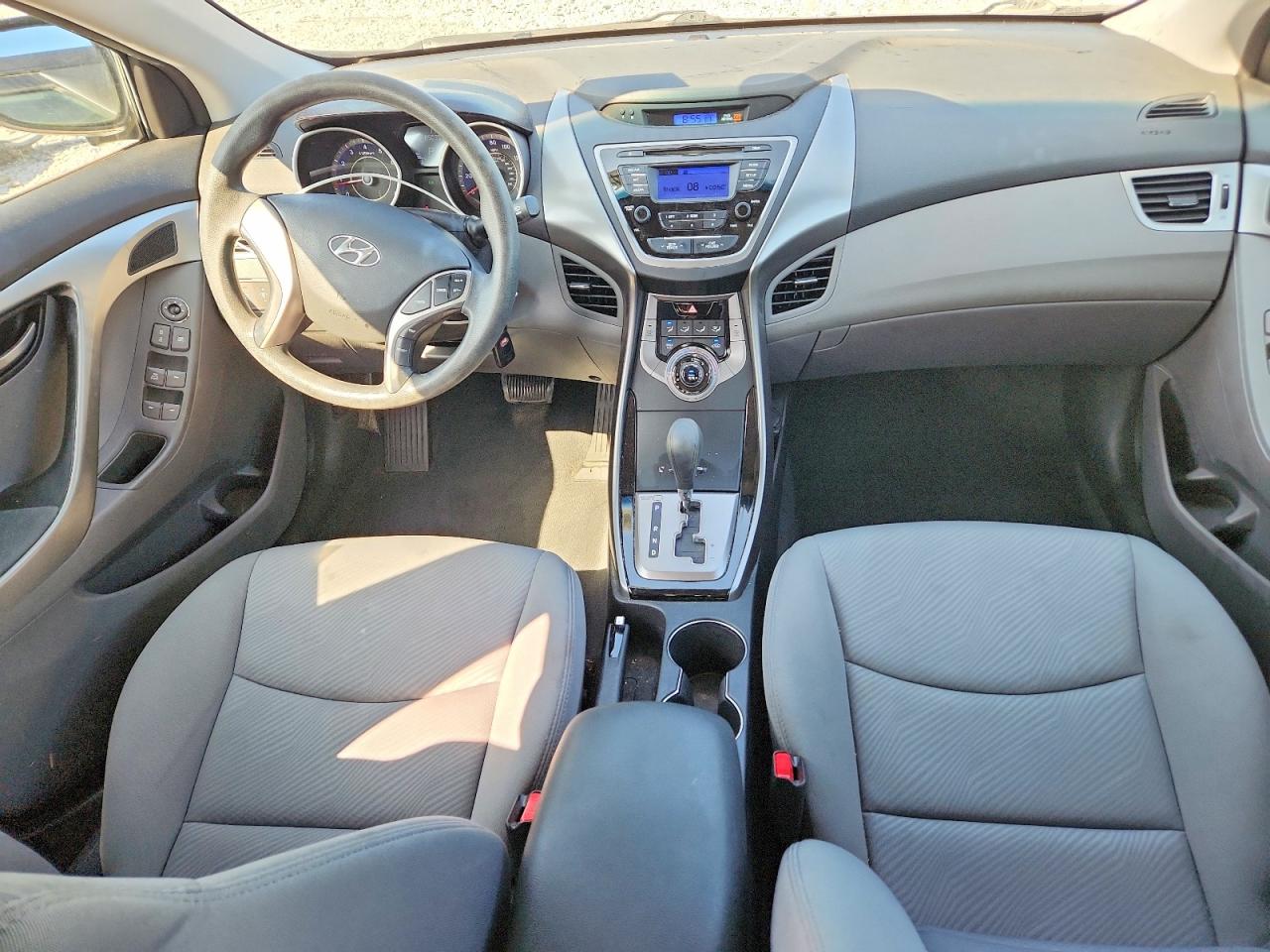 2013 Hyundai Elantra Gls Black vin: KMHDH4AE7DU664186