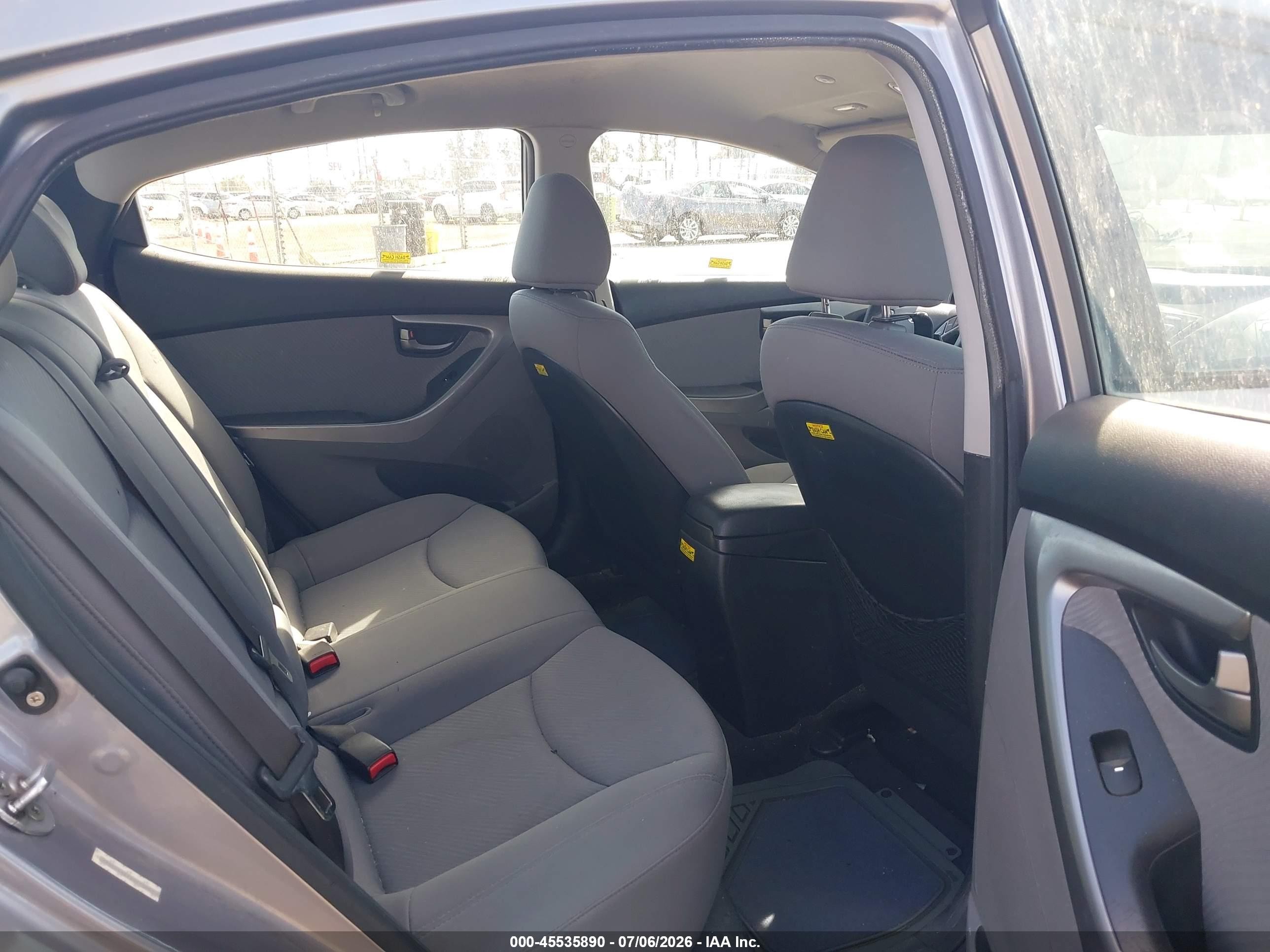2013 Hyundai Elantra Gls Серый vin: KMHDH4AE7DU710051
