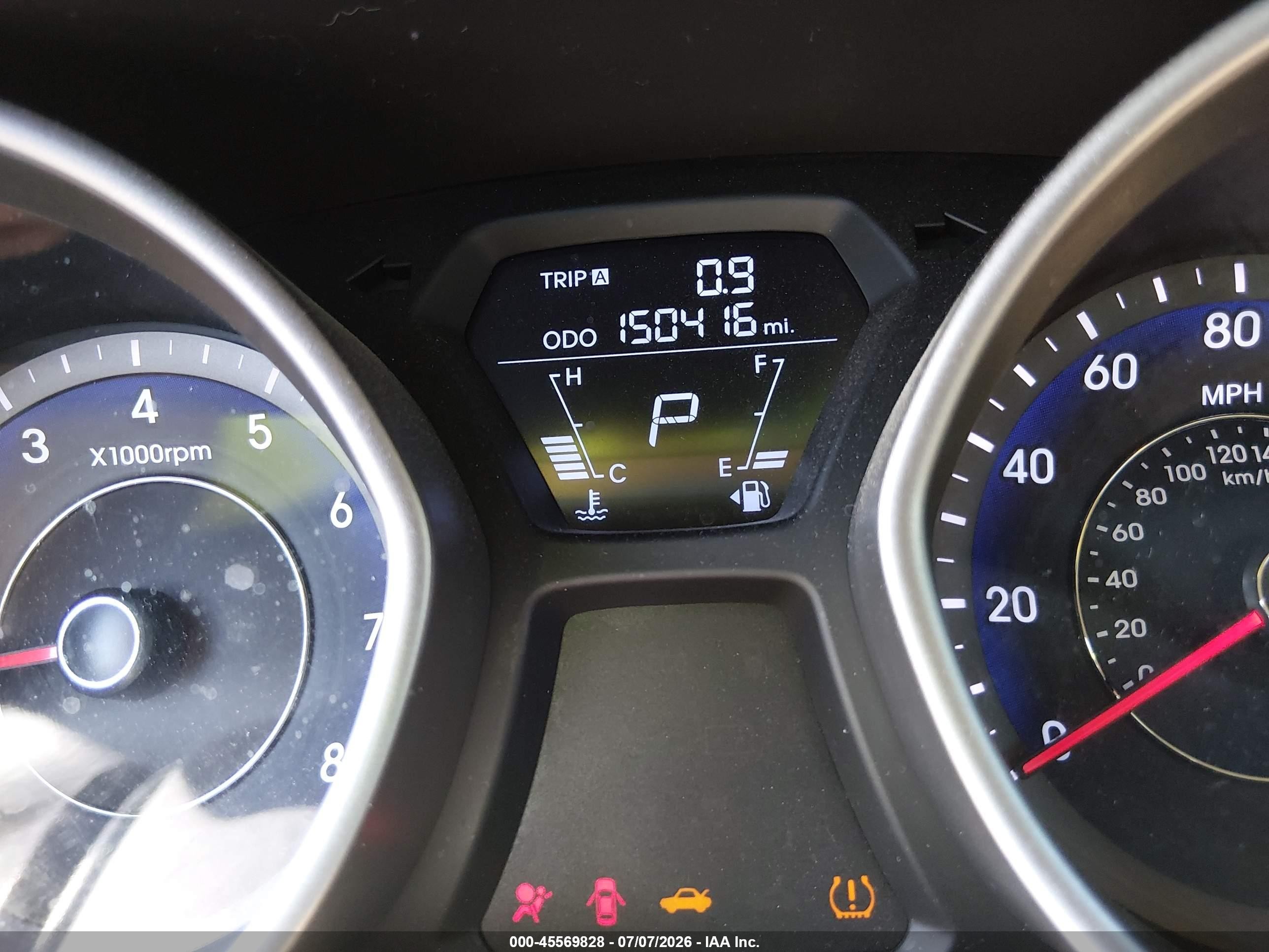 2013 Hyundai Elantra Limited Blue vin: KMHDH4AE7DU716142