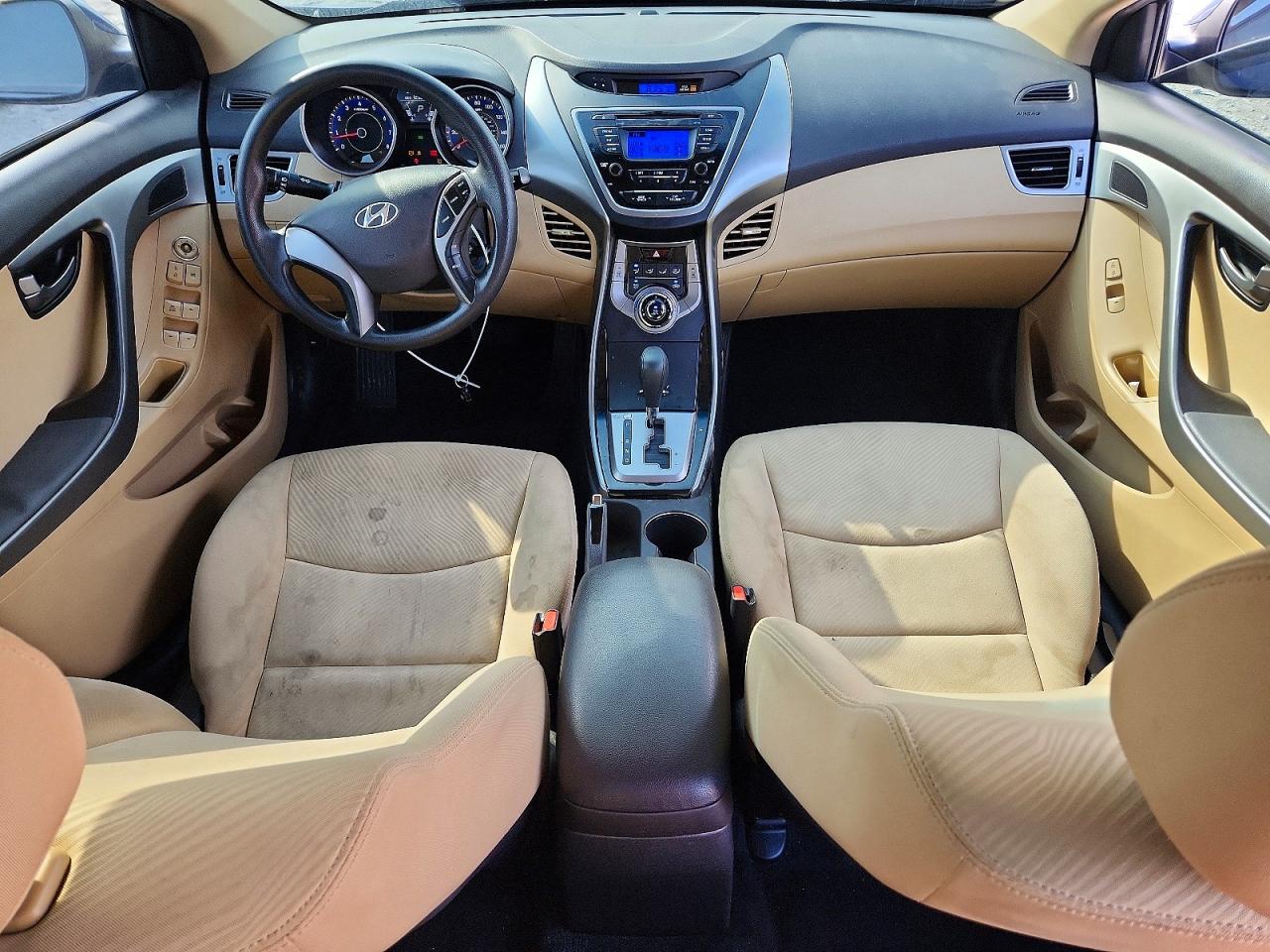 2013 Hyundai Elantra Gls Blue vin: KMHDH4AE7DU718313