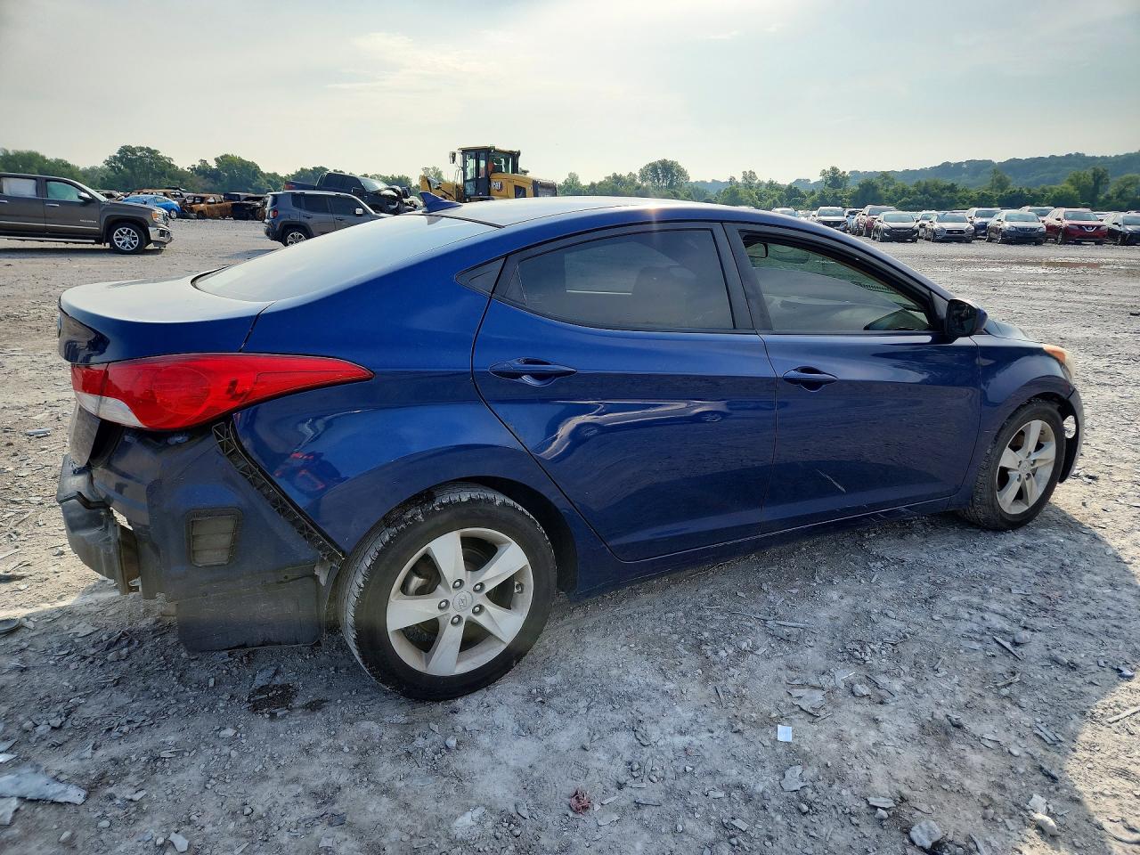 2013 Hyundai Elantra Gls Blue vin: KMHDH4AE7DU718313