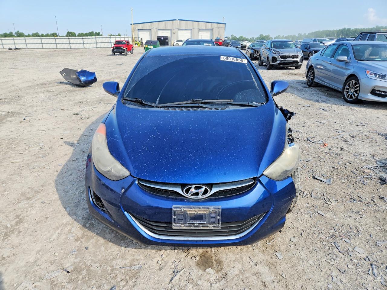 2013 Hyundai Elantra Gls Blue vin: KMHDH4AE7DU718313