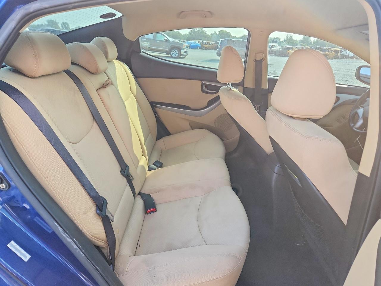 2013 Hyundai Elantra Gls Blue vin: KMHDH4AE7DU718313