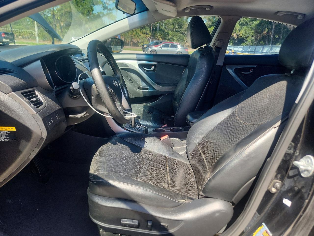 2013 Hyundai Elantra Limited Black vin: KMHDH4AE7DU730364