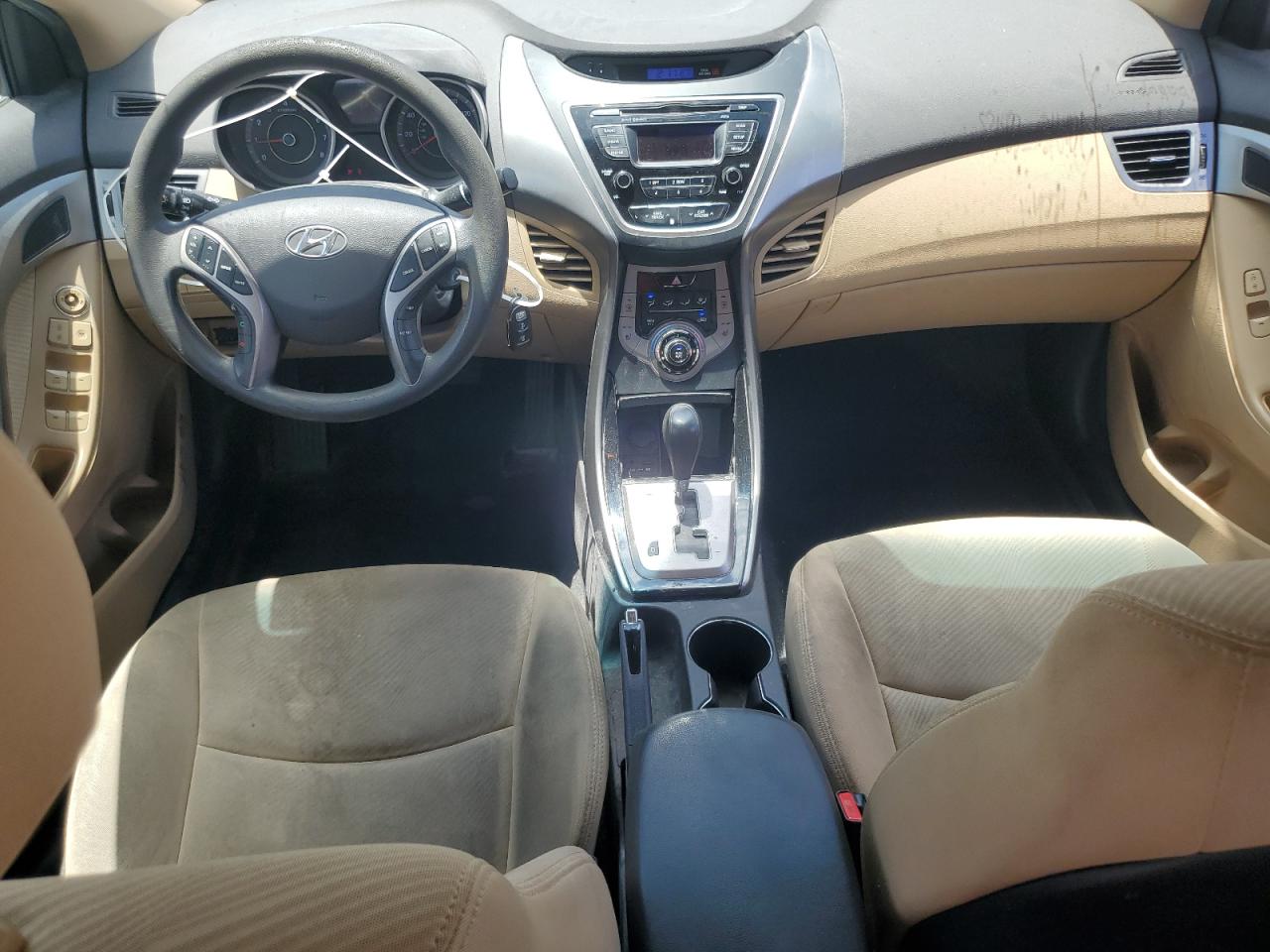 2013 Hyundai Elantra Gls Blue vin: KMHDH4AE7DU737007