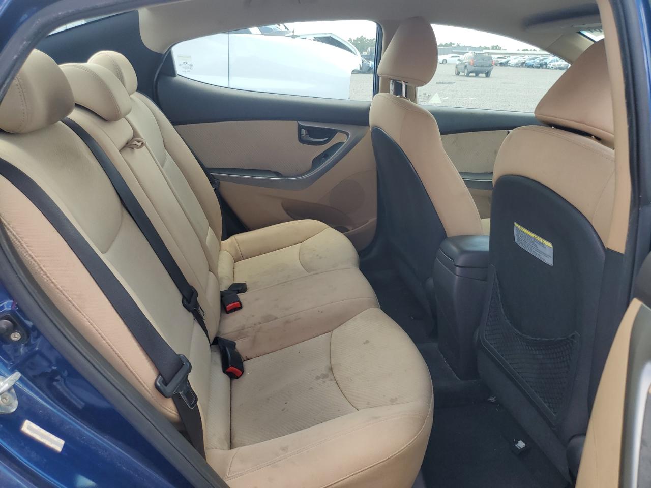 2013 Hyundai Elantra Gls Blue vin: KMHDH4AE7DU737007