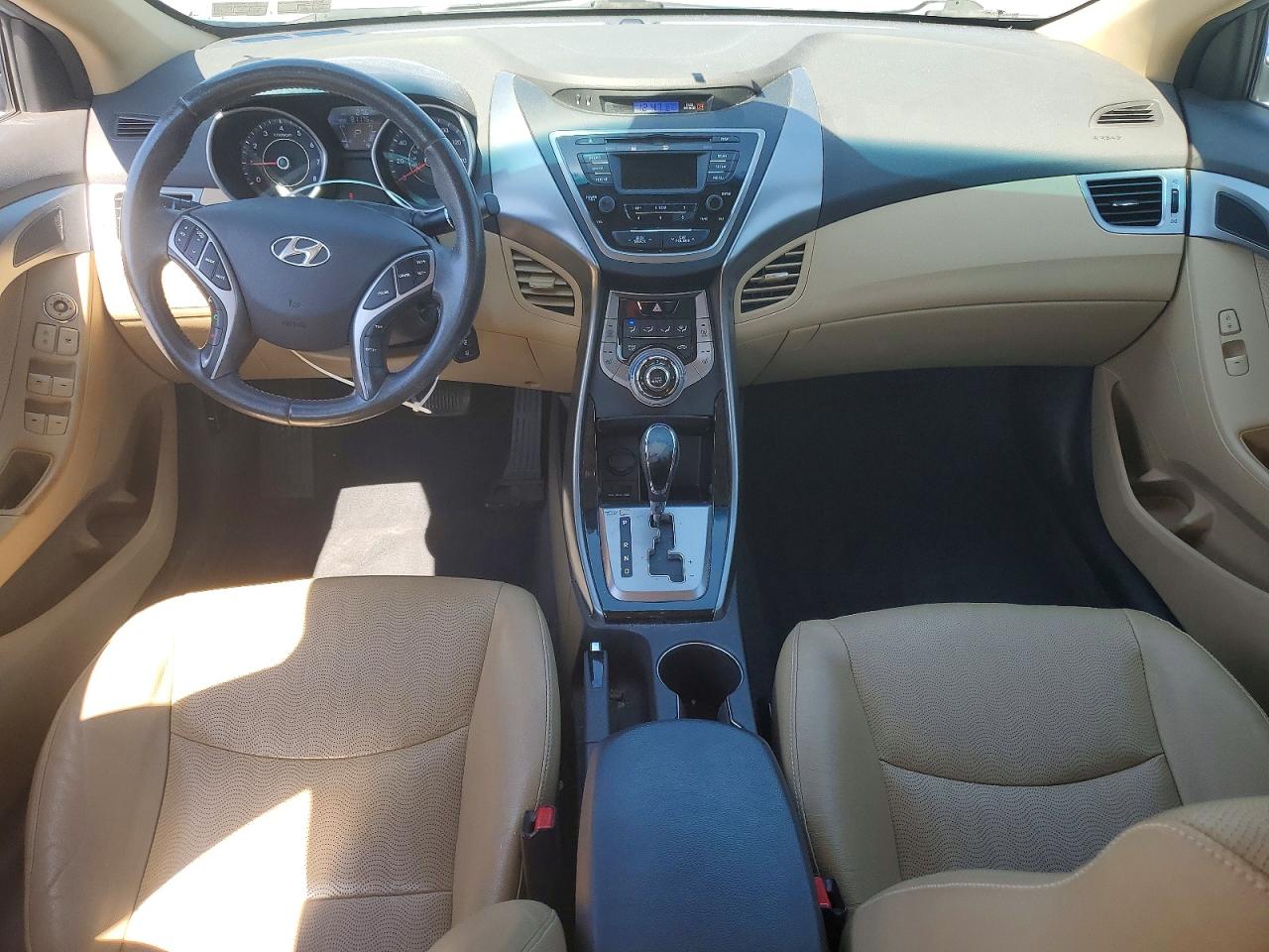 2013 Hyundai Elantra Limited Blue vin: KMHDH4AE7DU763137