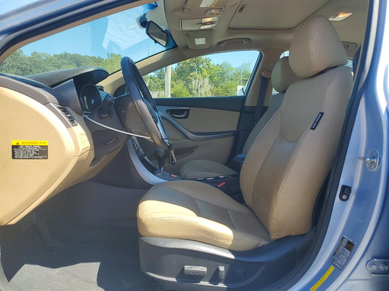 2013 Hyundai Elantra Limited Blue vin: KMHDH4AE7DU763137