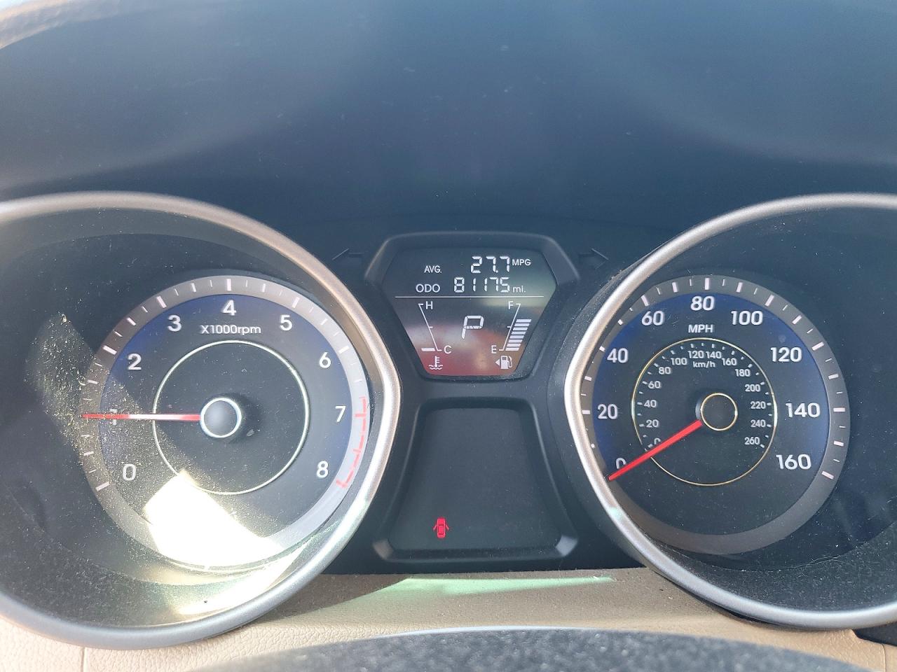 2013 Hyundai Elantra Limited Blue vin: KMHDH4AE7DU763137