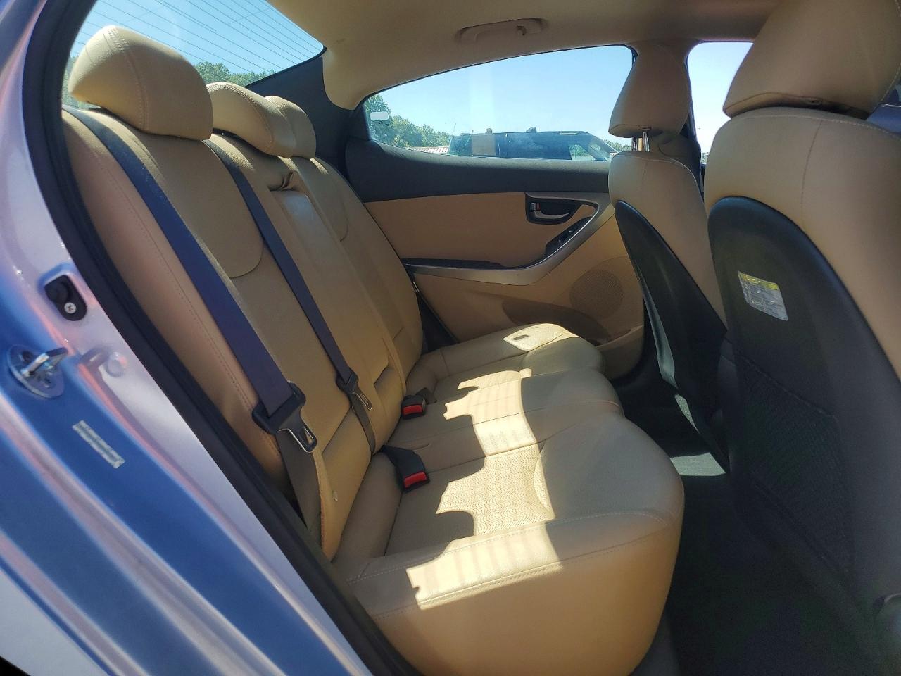 2013 Hyundai Elantra Limited Blue vin: KMHDH4AE7DU763137