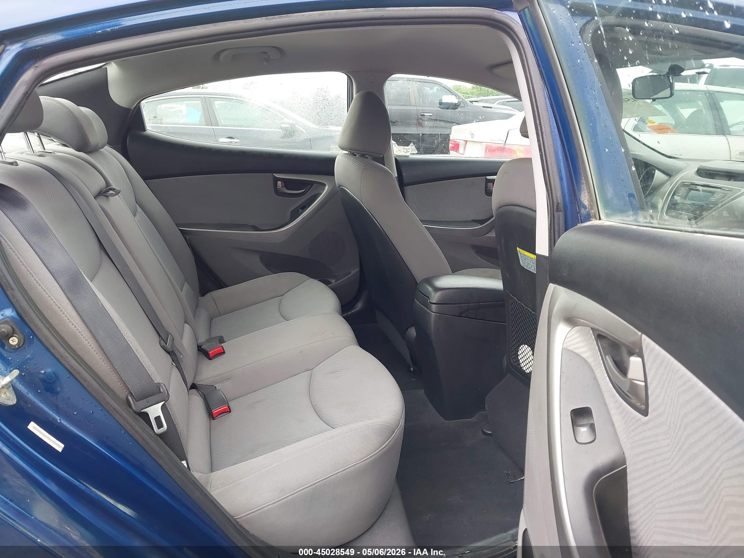 2013 Hyundai Elantra Gls Blue vin: KMHDH4AE7DU778947