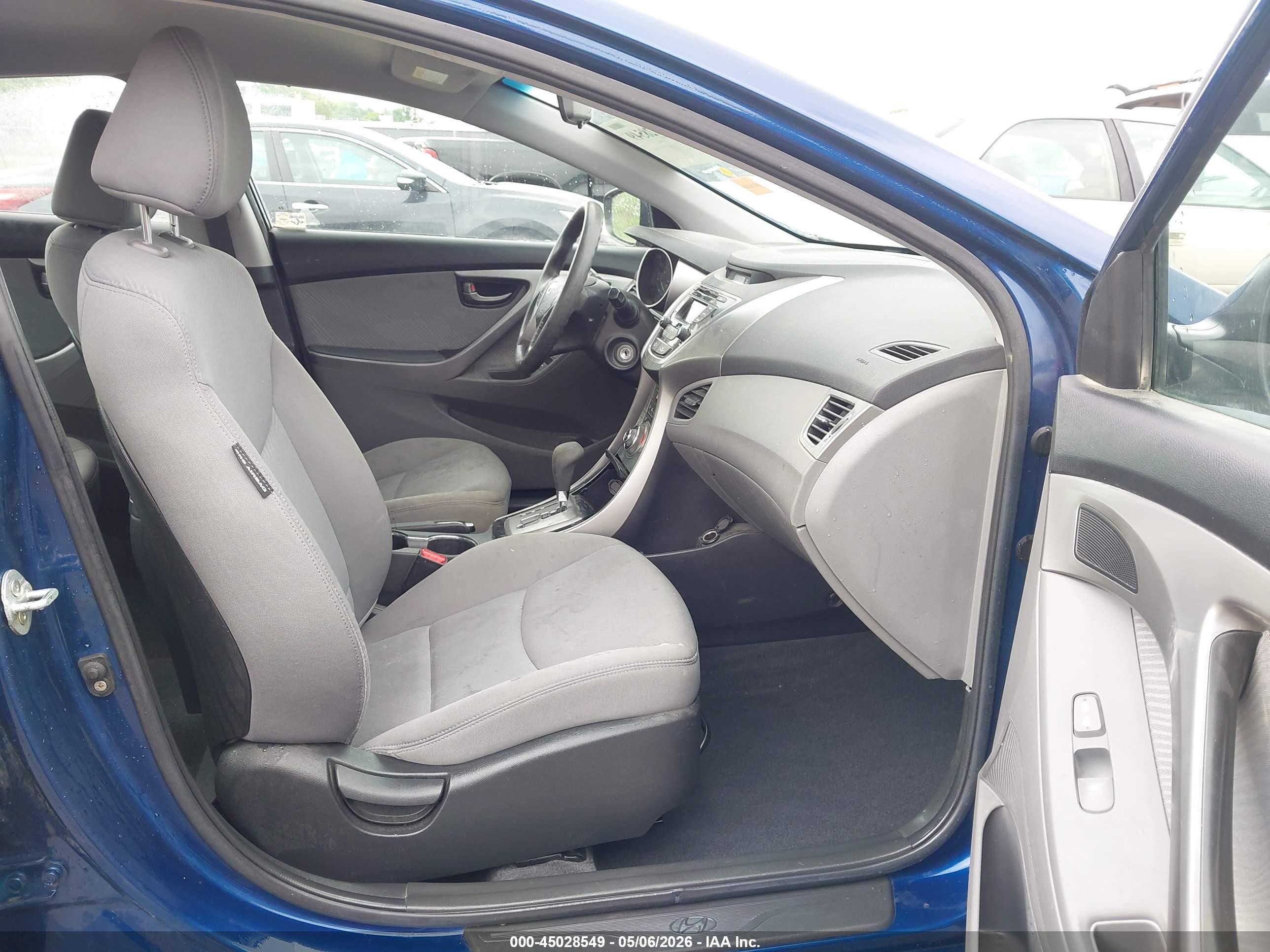 2013 Hyundai Elantra Gls Blue vin: KMHDH4AE7DU778947
