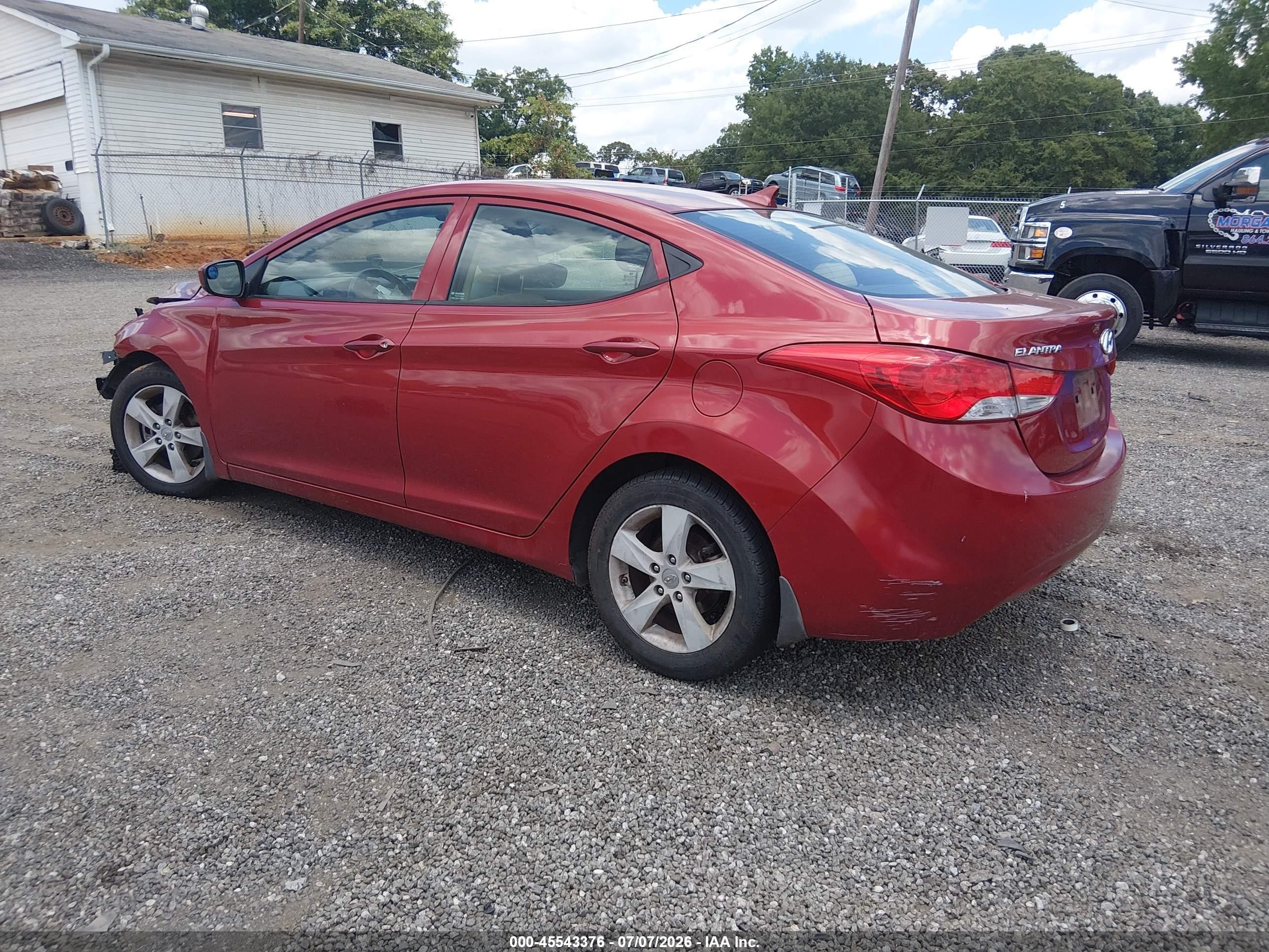 2013 Hyundai Elantra Gls (ulsan Plant) Red vin: KMHDH4AE7DU785512