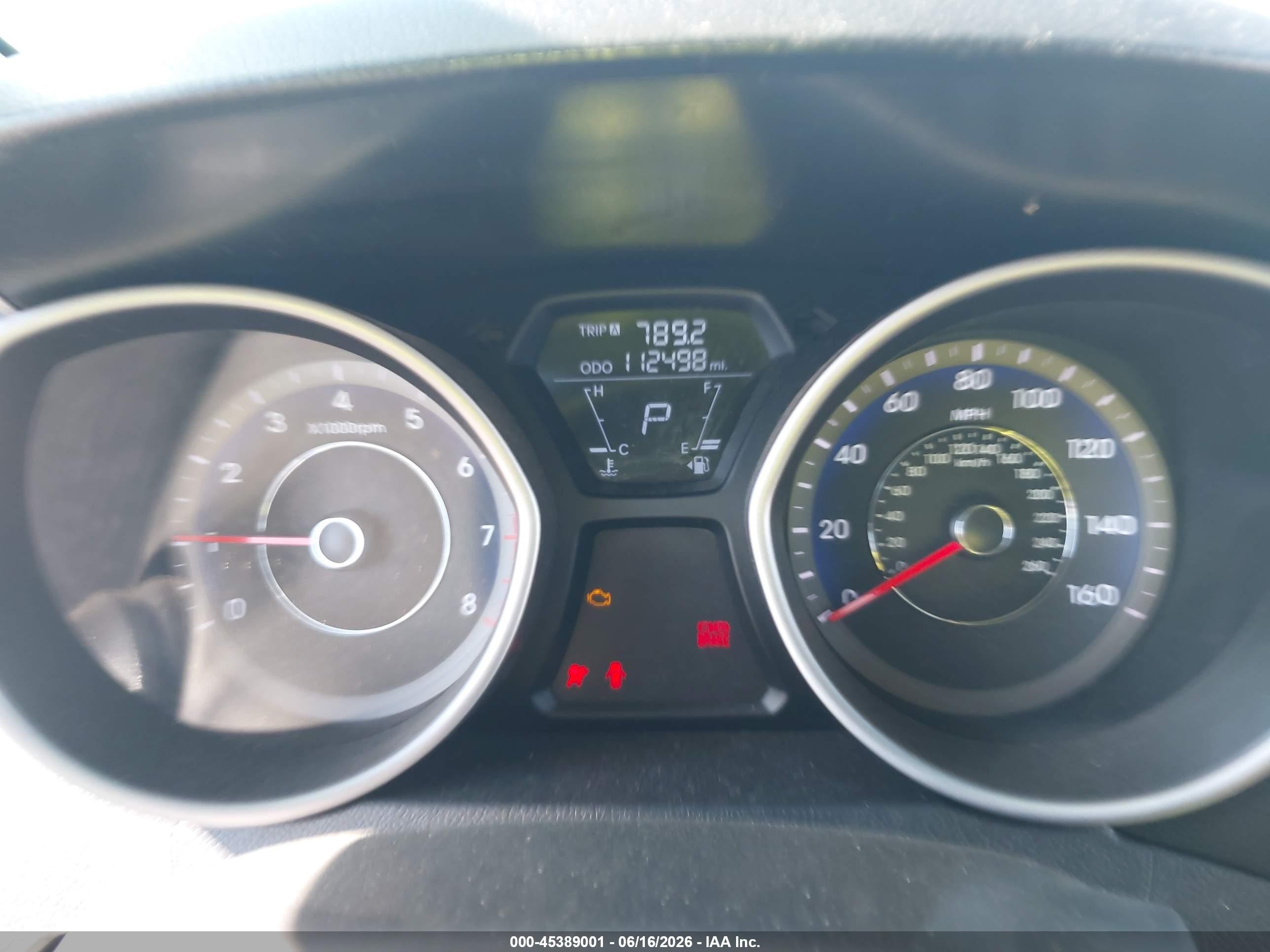 2013 Hyundai Elantra Limited Black vin: KMHDH4AE7DU820792