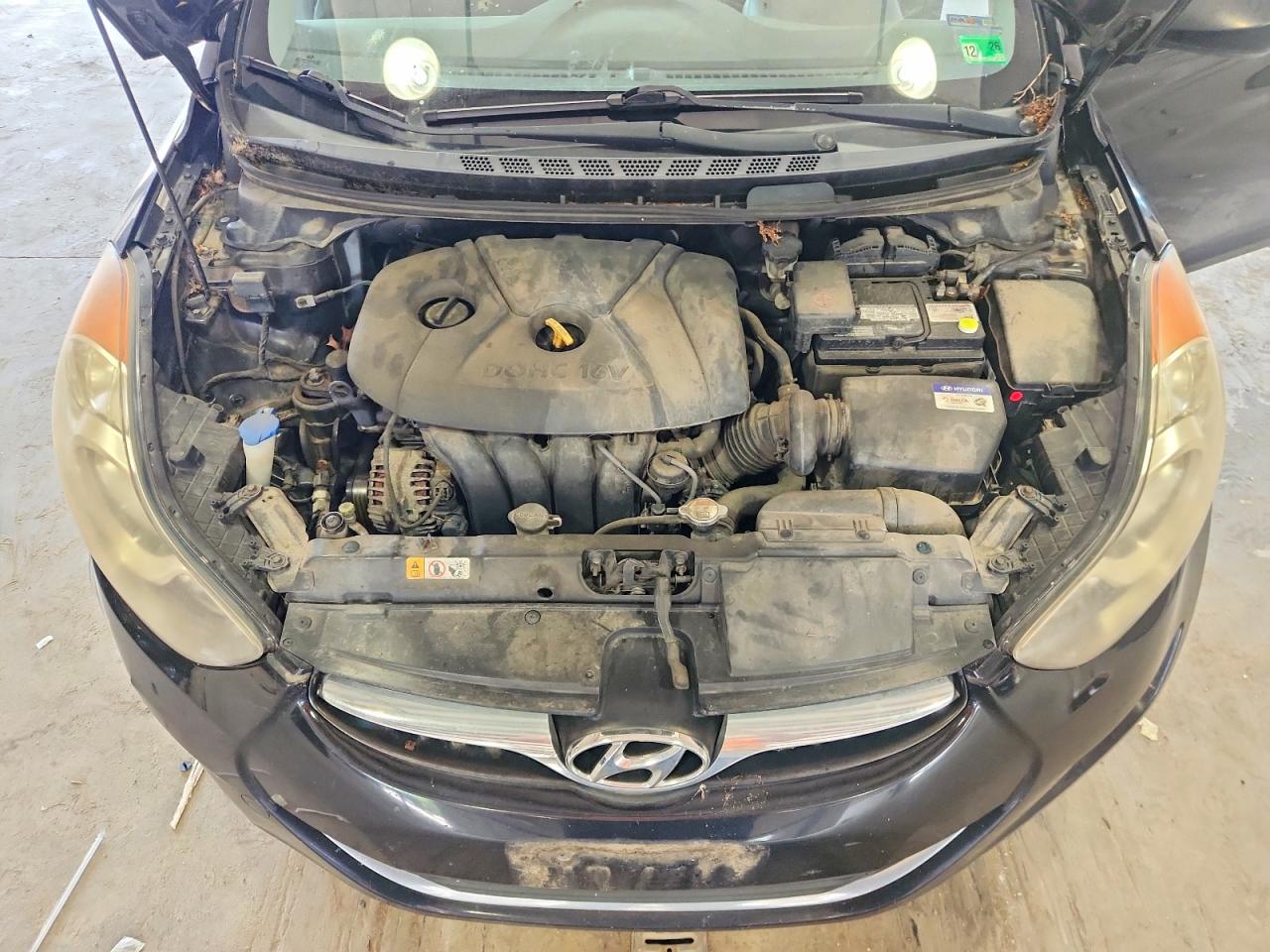 2013 Hyundai Elantra Black vin: KMHDH4AE7DU824972