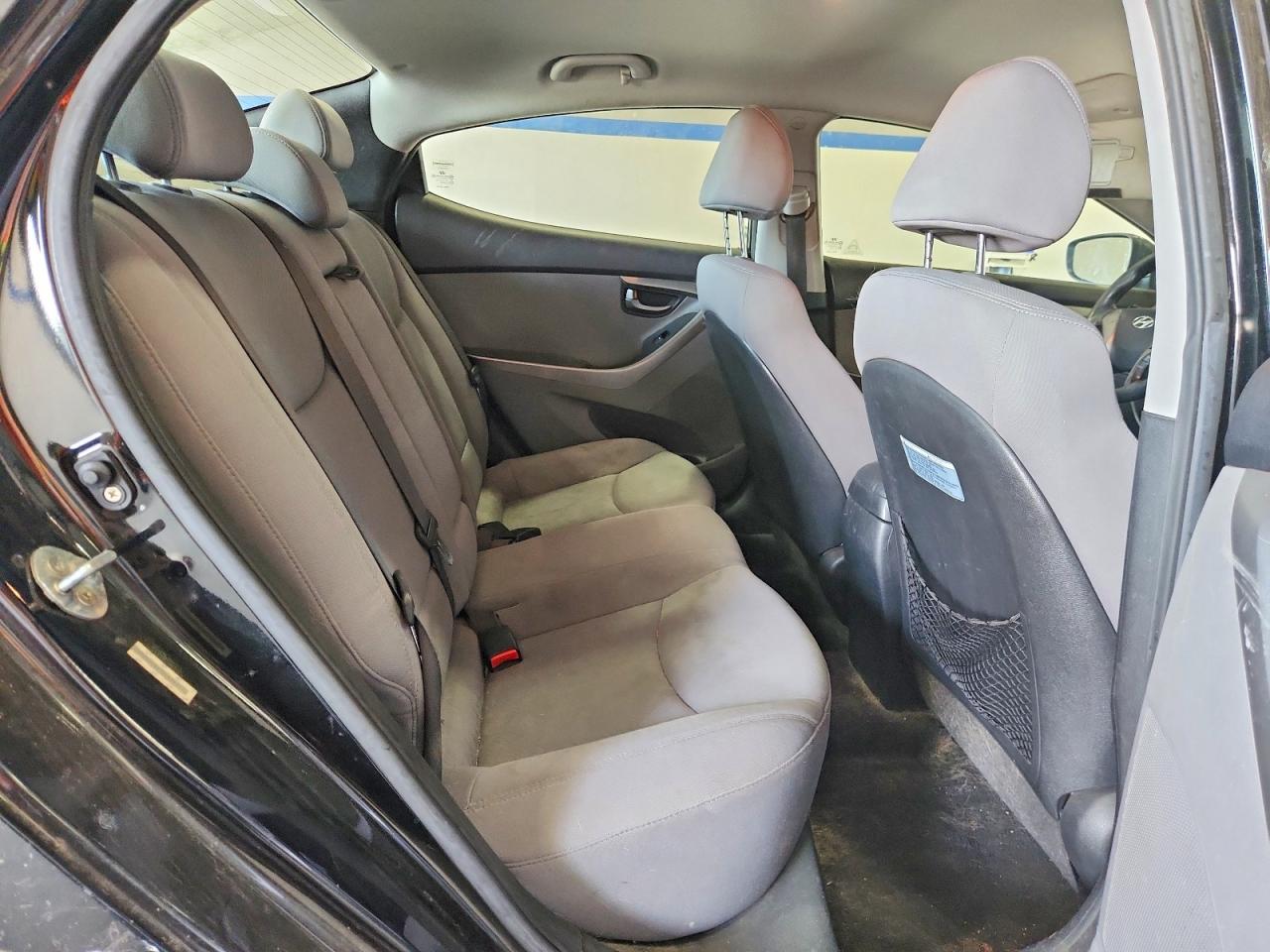 2013 Hyundai Elantra Black vin: KMHDH4AE7DU824972